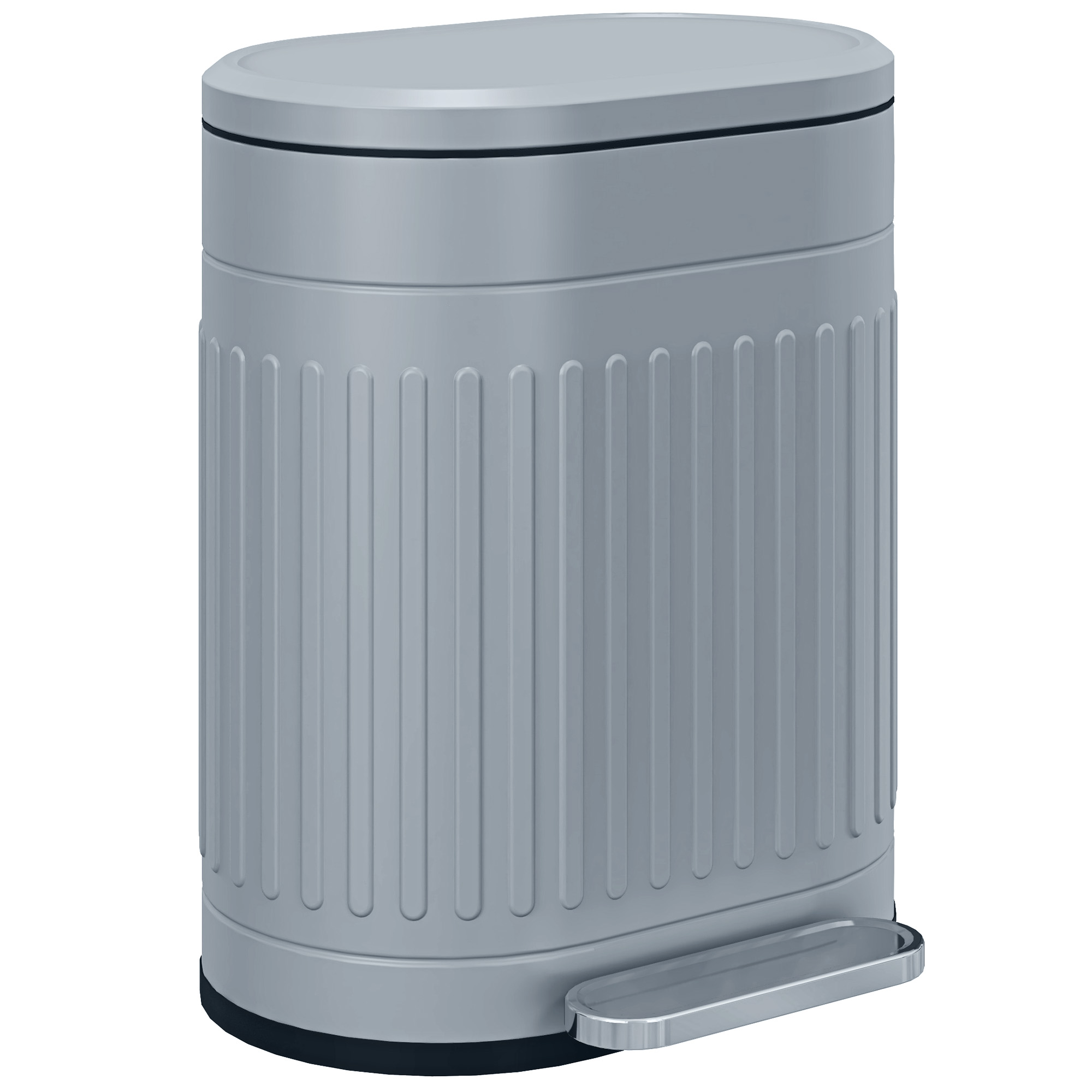 Scott 20 Litre Pedal Bin with Soft-Close Lid - Grey - Life Essentials