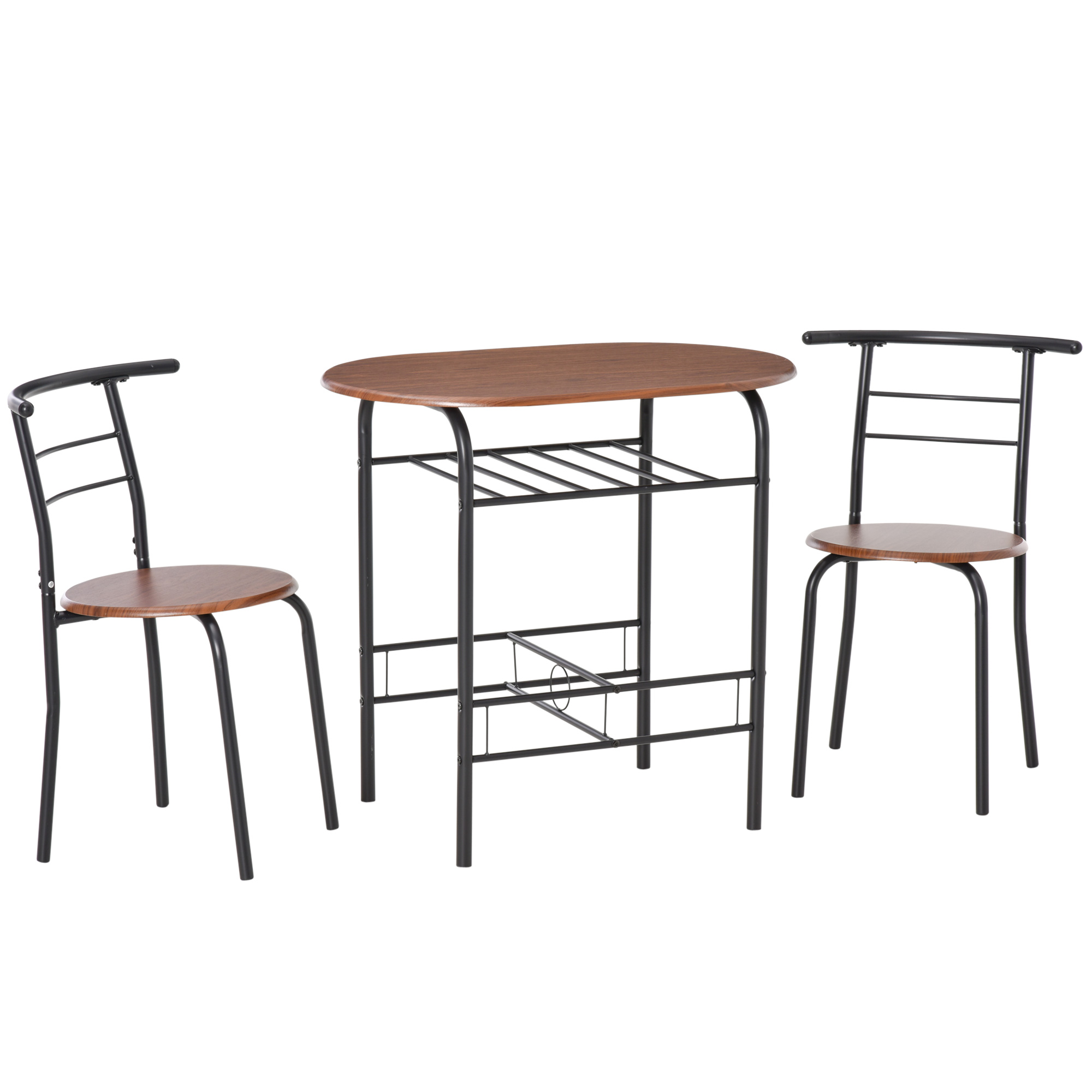 MDF 2 Person Dining Table Set 2-Seater Bar Stool and Table Set - Life Essentials