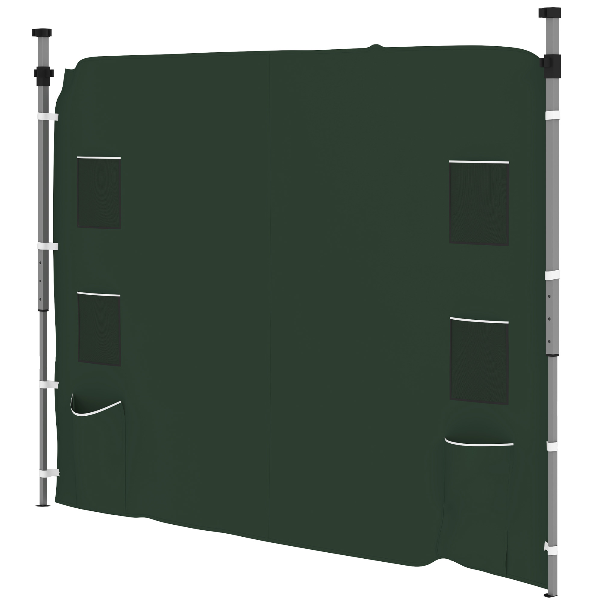 SUNVISTA 195 x 295cm Replacement Gazebo Sidewall - Green - Life Essentials