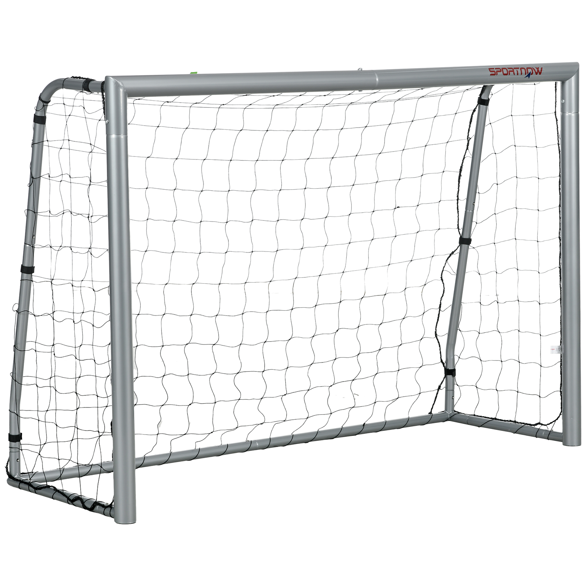 SPORTNOW 8ft x 5ft Football Goal, Football Net for Garden with Ground Stakes, Quick and Simple Set Up - Life Essentials