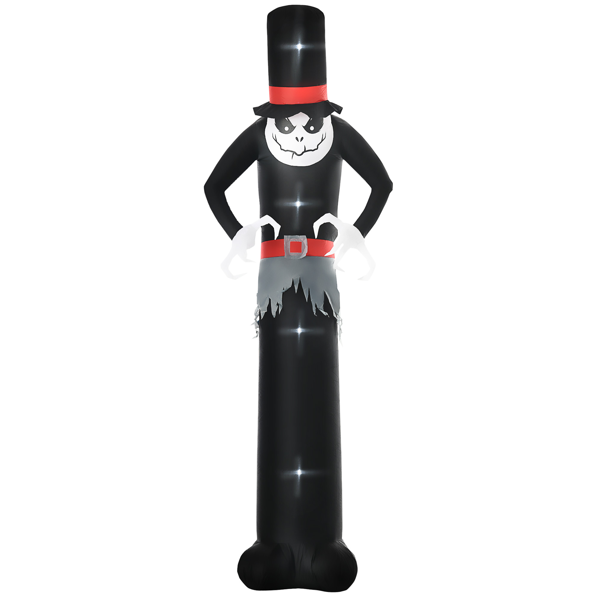 Yangon 10ft LED Halloween Inflatable Skinny Ghost - Life Essentials