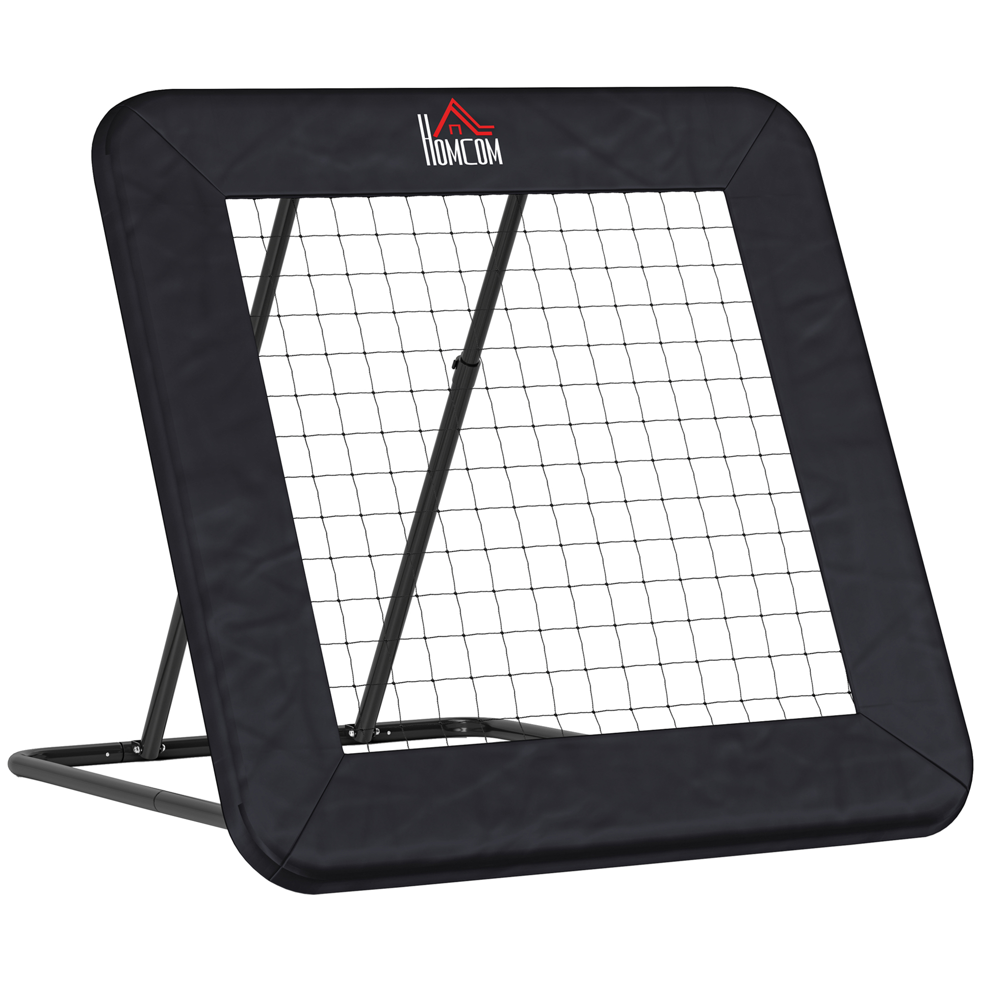 Football Training Net, Adjustable Angle Pitch Back Training Rebounder Net, Target Goal w/ Quick Folding Design - Life Essentials