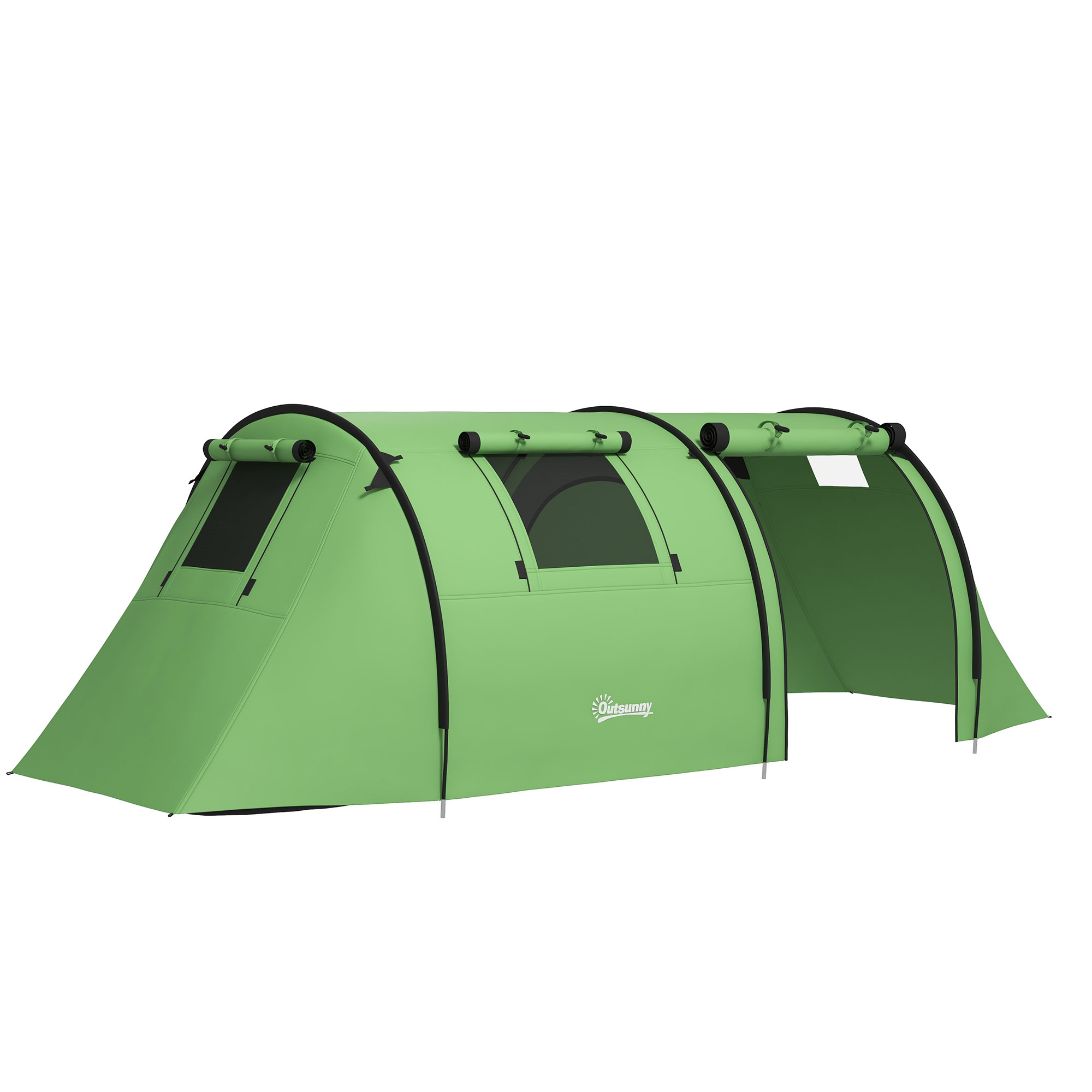 Jones 3000mm Waterproof Camping Tent for 3-4 Man - Dark Green - Life Essentials
