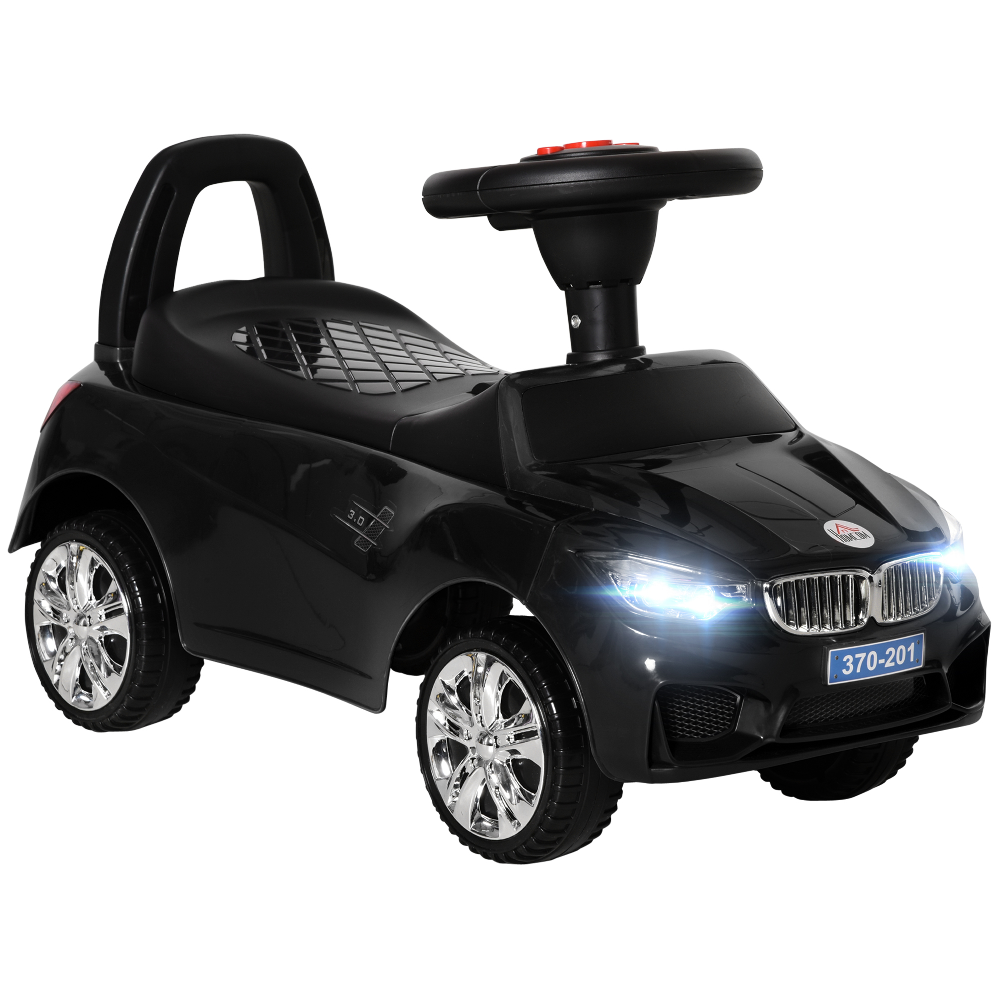 Ride on Car Baby Toddler Walker Foot to Floor Sliding Car Slider Black - Life Essentials