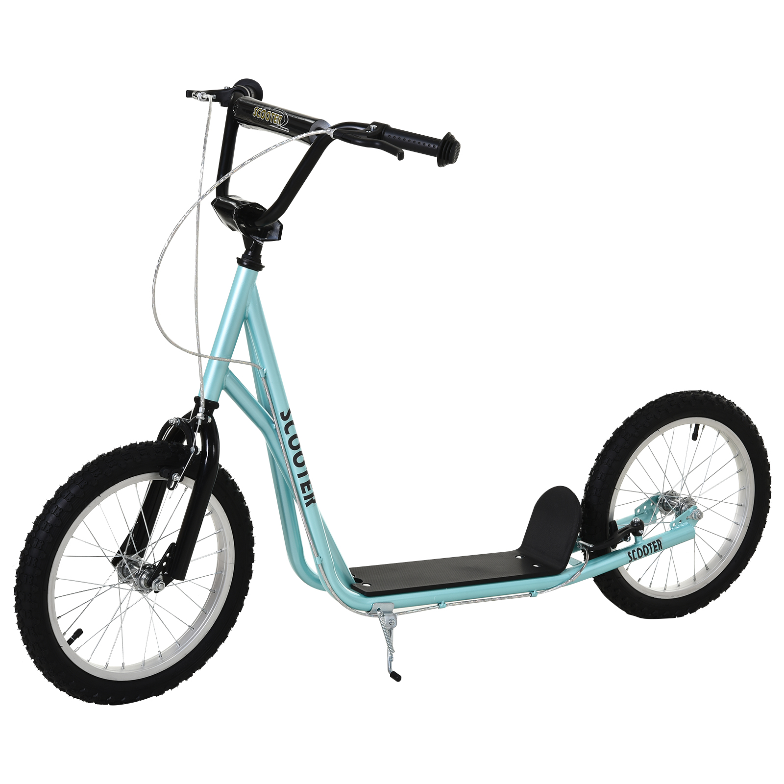Kids Steel Frame Adjustable Kick Scooter Blue - Life Essentials