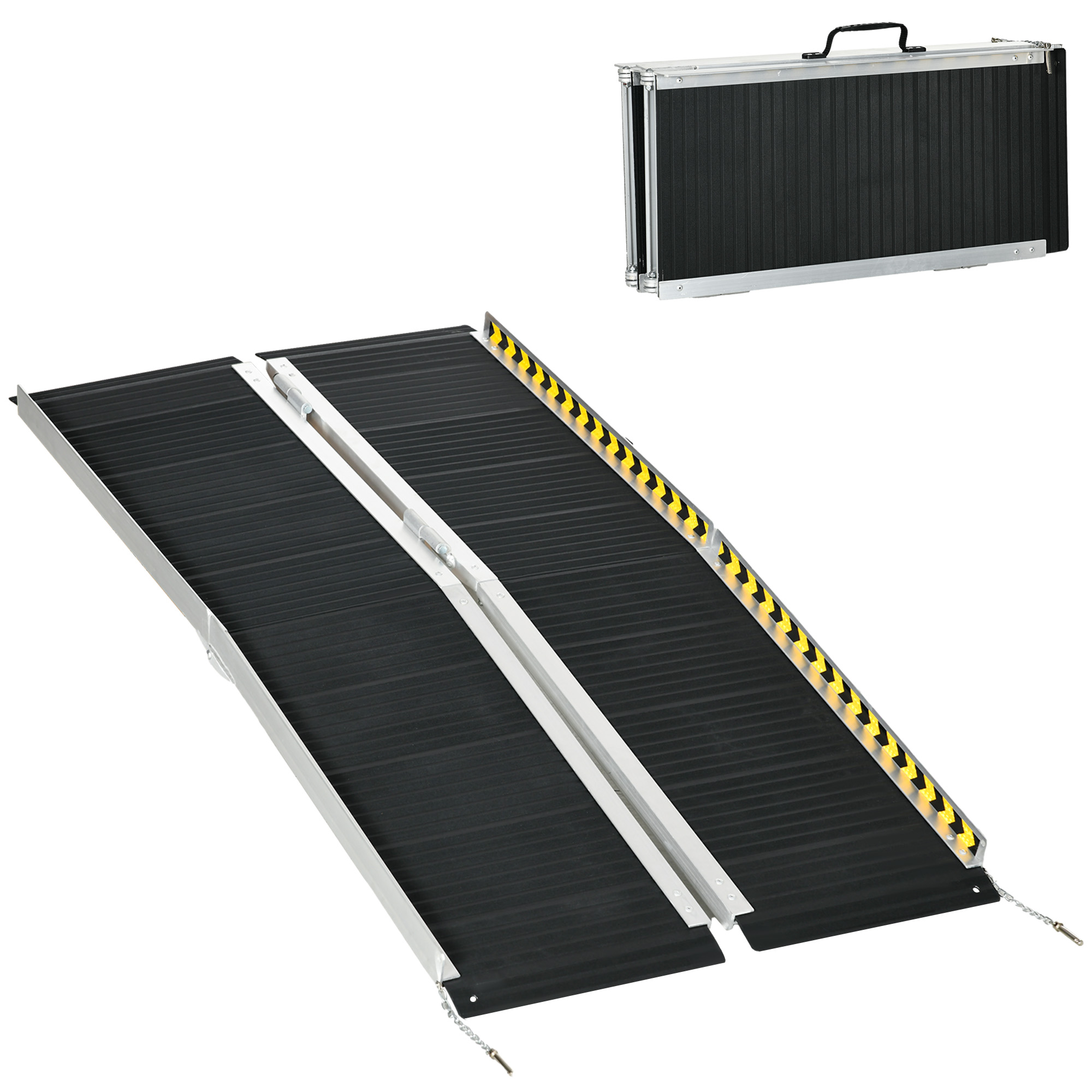 Folding Wheelchair Ramp Non-Skid Surface 272KG Capacity - Life Essentials