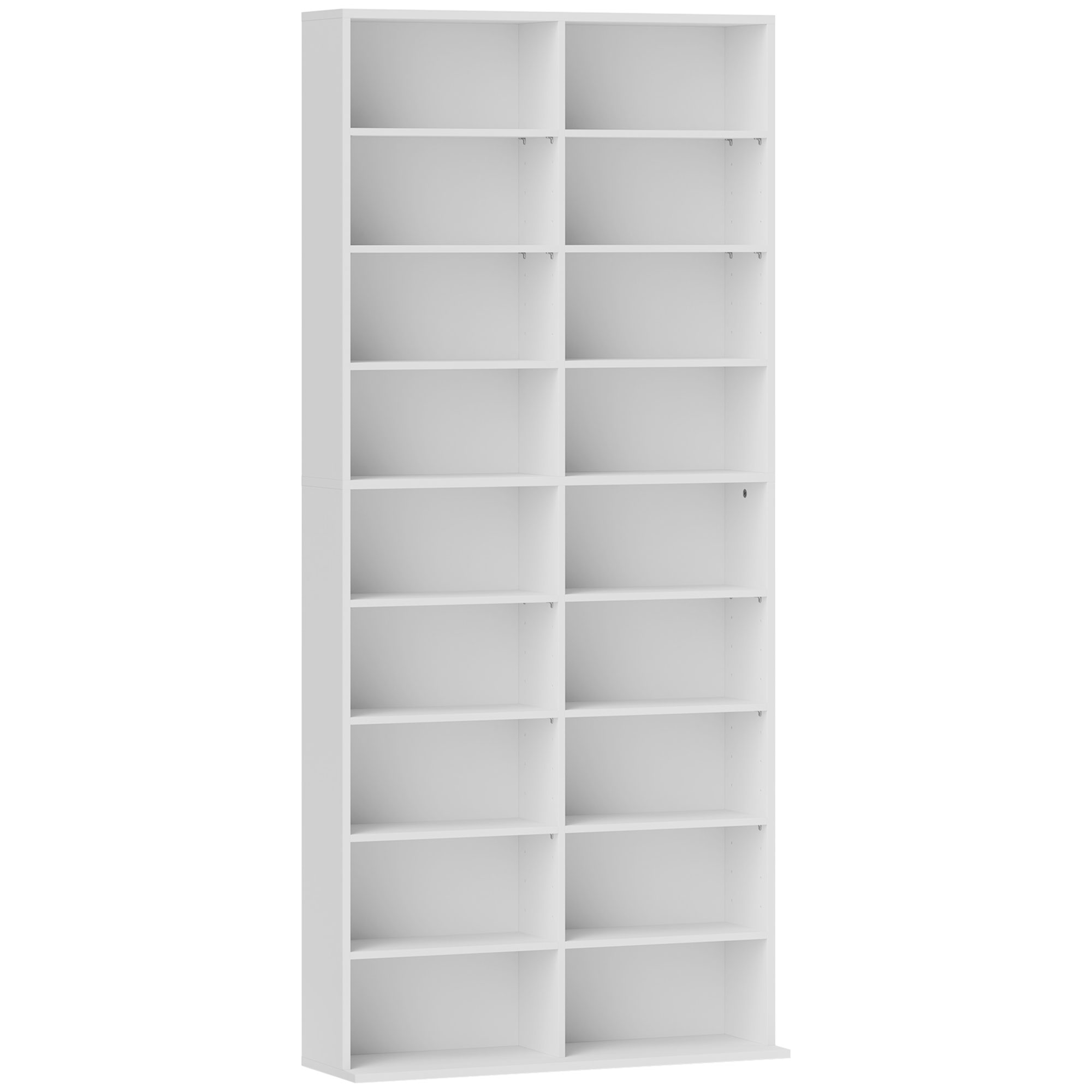HERON 640 CD Storage Tower - White - Life Essentials