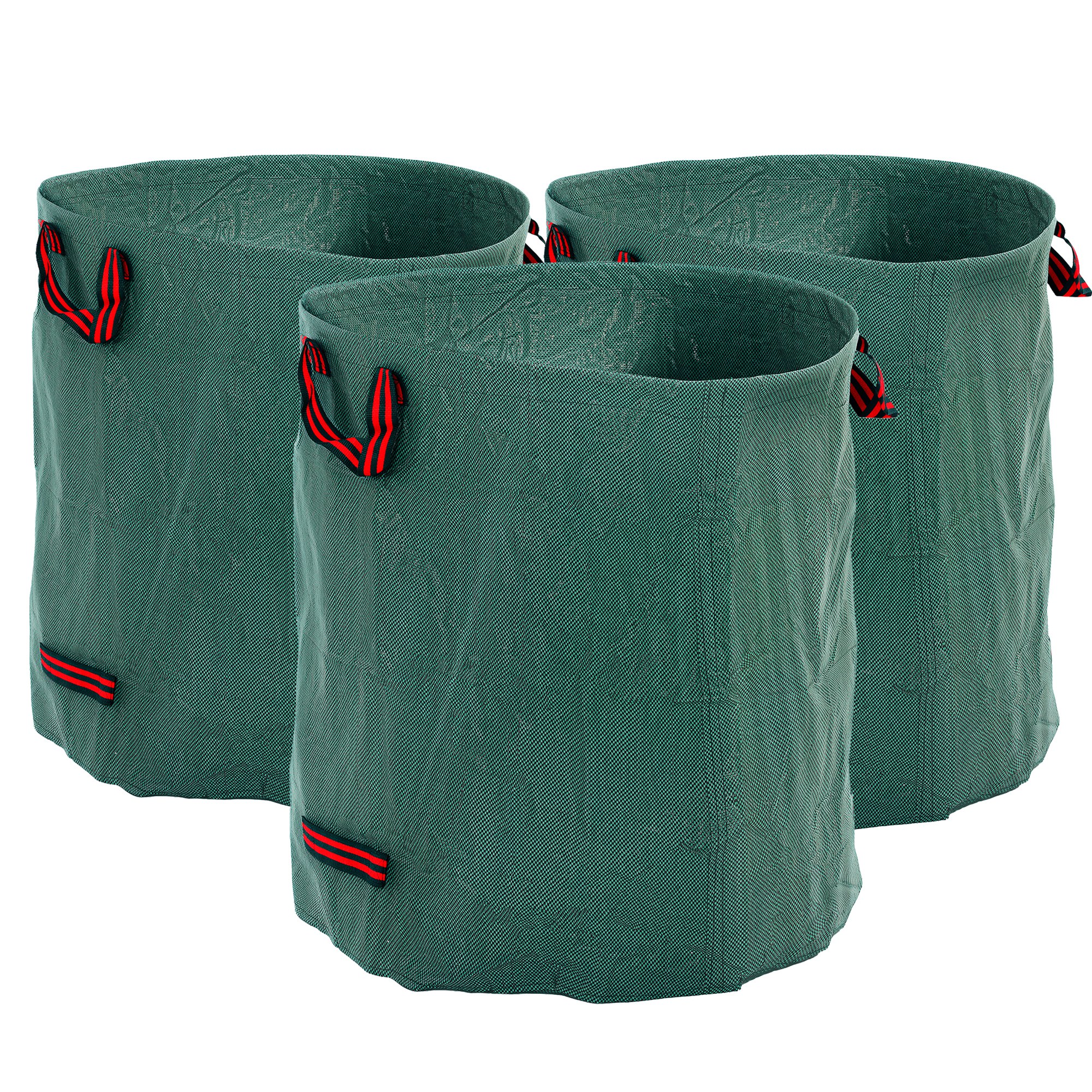 SUNVISTA Garden Waste Bags, 272L x 3 Heavy Duty Garden Bags, Green - Life Essentials