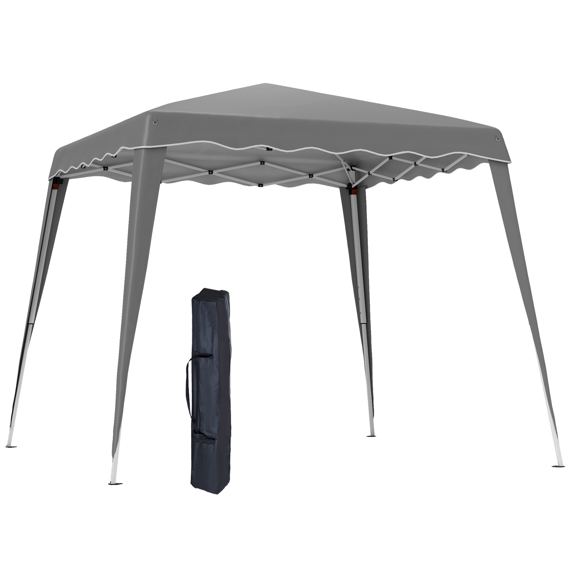 SUNVISTA 2.5 x 2.5M Pop up Garden Tent - Grey - Life Essentials