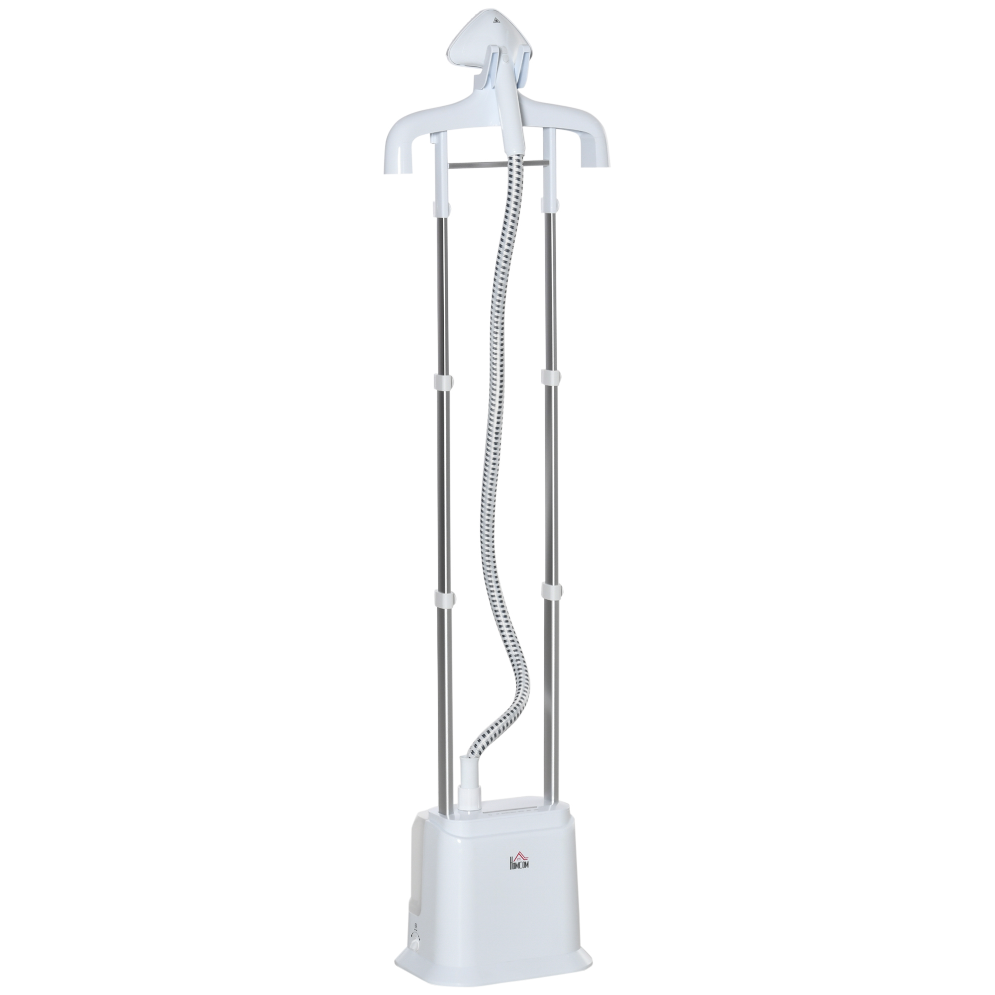 Upright Garment Clothes Steamer with 6 Steam Setting, 45s Fast Heat-up, 1.7L Water Tank and 45min Steamer, Wrinkle and Odour Remover, White - Life 