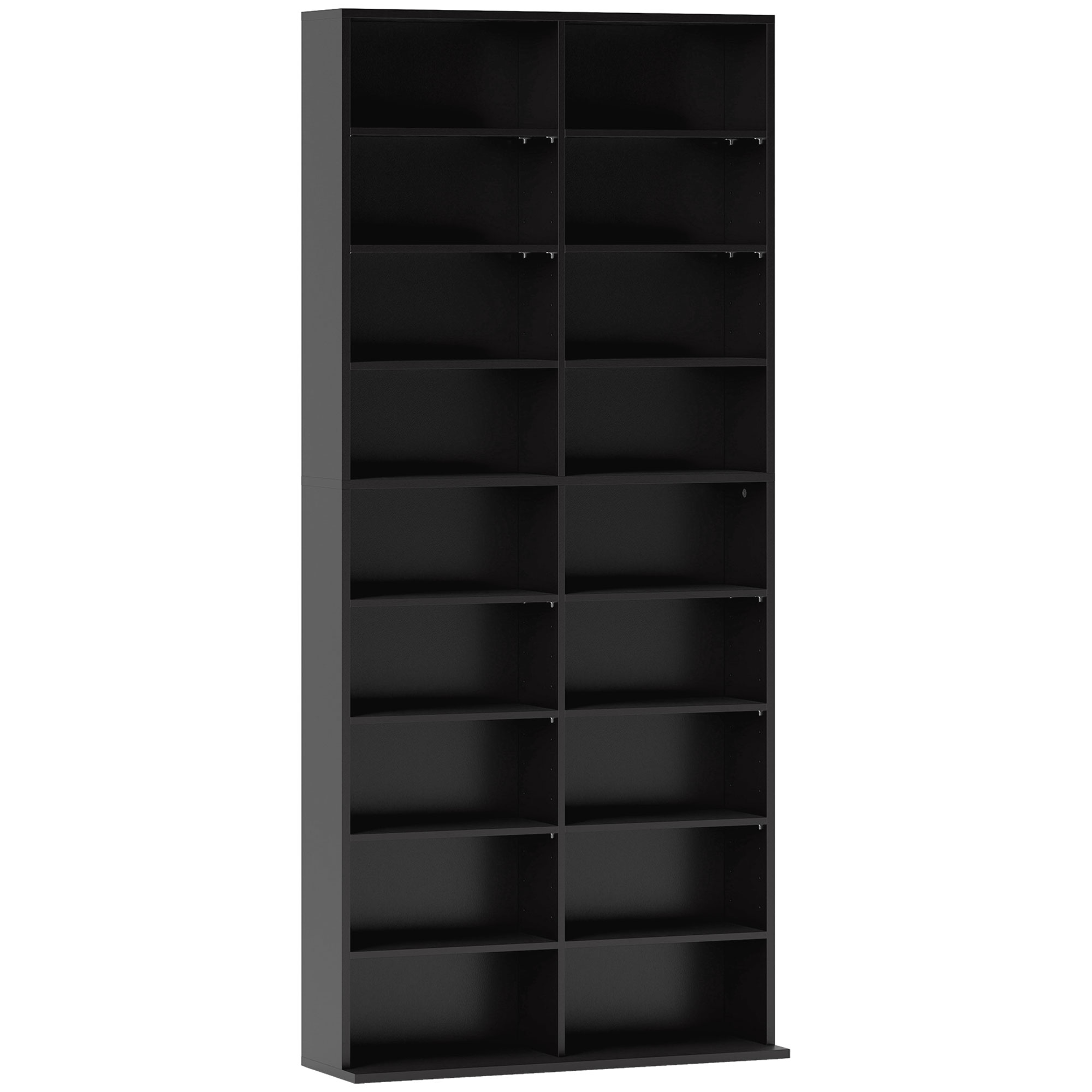 HERON 640 CD Storage Tower - Black - Life Essentials