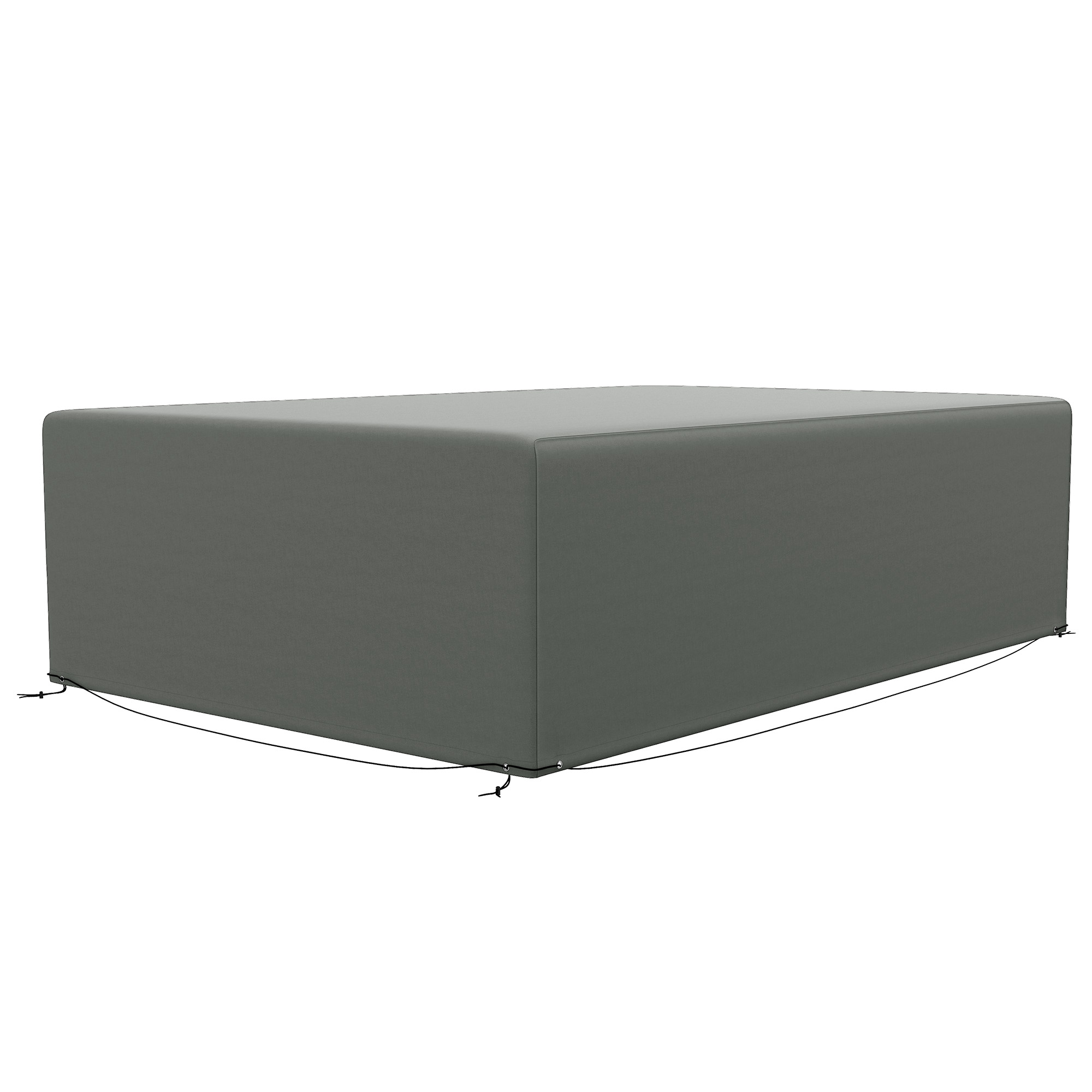 SUNVISTA Garden Furniture Cover, Waterproof 600D Oxford for Rectangular Sofa Set, Anti-UV, 245x165x66 cm, Dark Grey - Life Essentials