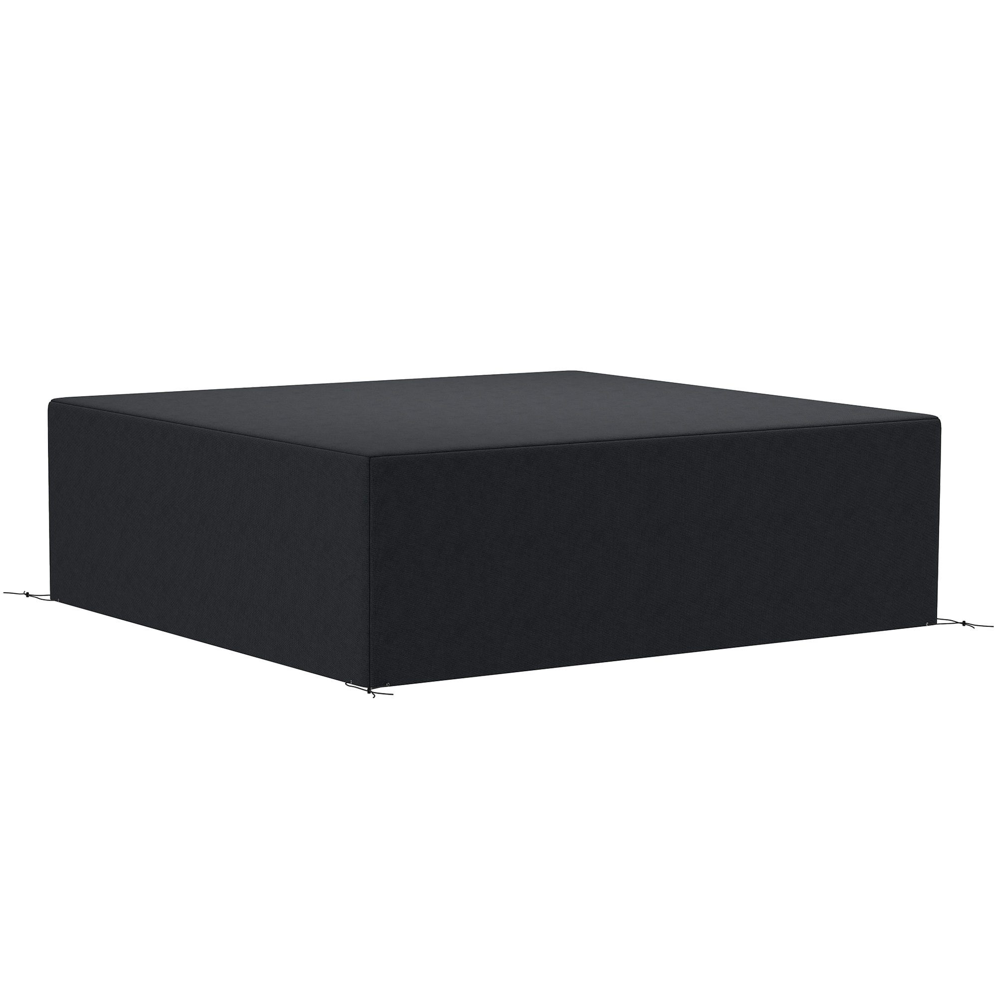 SUNVISTA Waterproof Garden Furniture Cover, 600D Oxford, UV-Resistant, 225x210x70cm - Black - Life Essentials