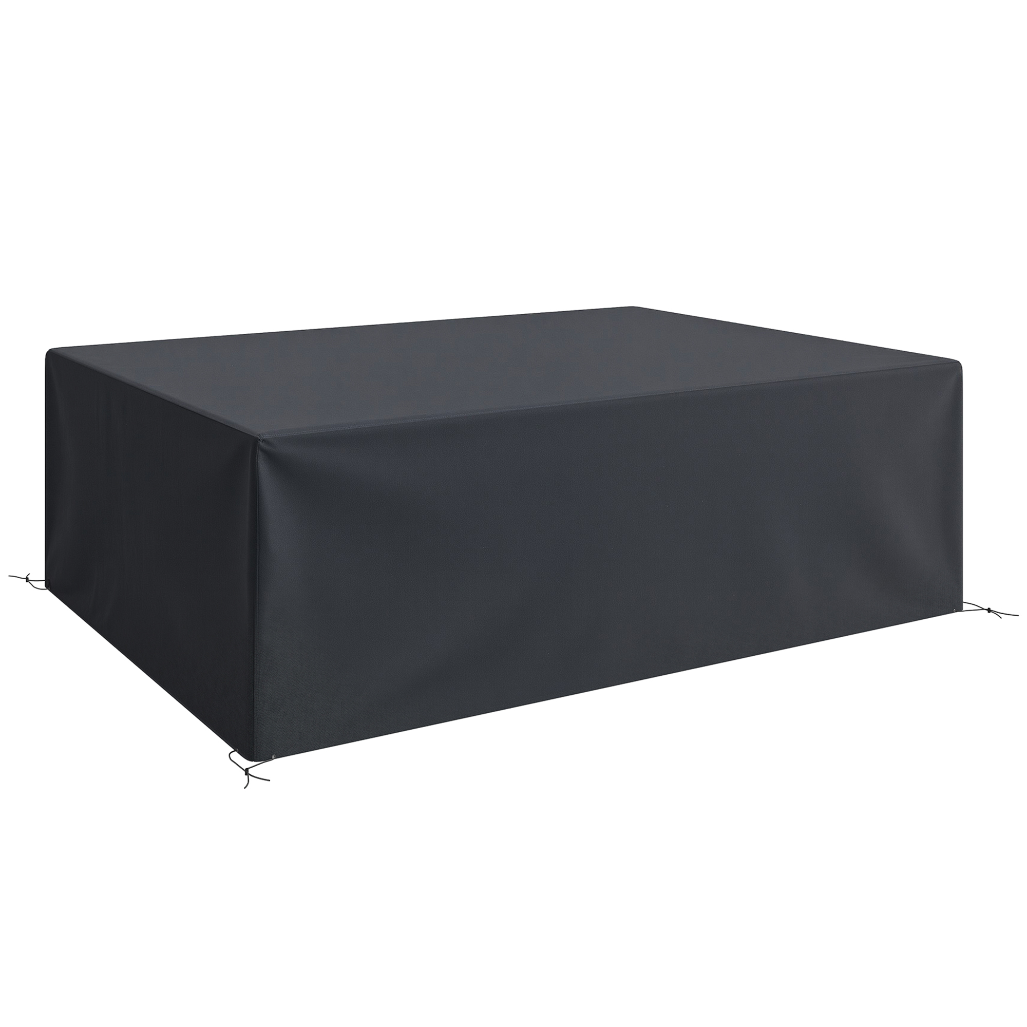 SUNVISTA Waterproof Garden Furniture Cover, 600D Oxford, UV-Resistant, 275x205x90cm - Black - Life Essentials