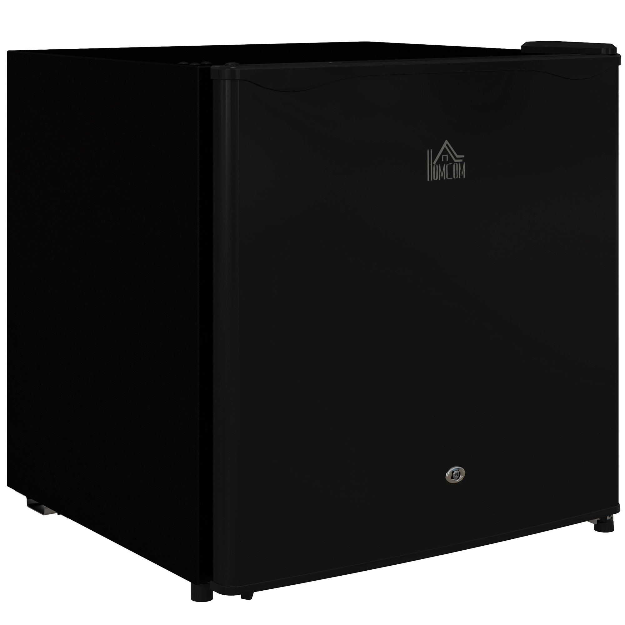 HERON 46 Litre Lockable Countertop Fridge - Black - Life Essentials