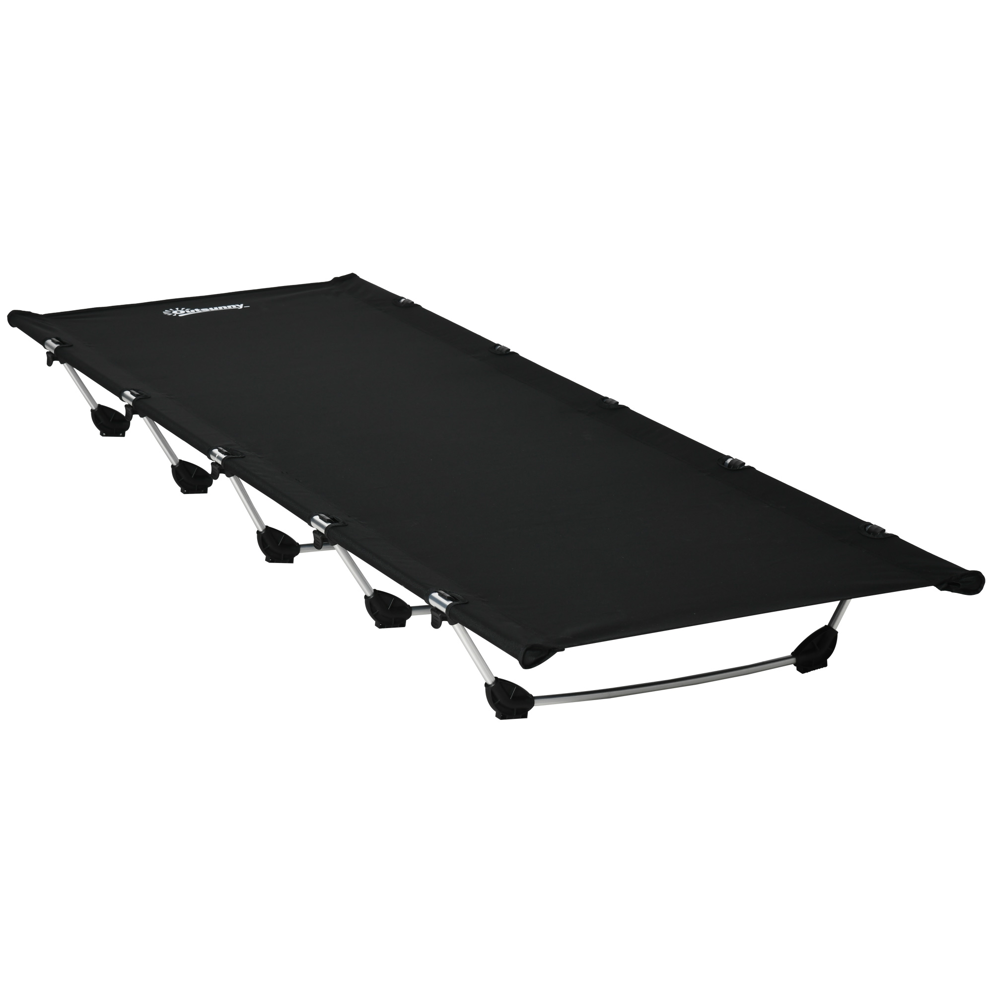 Lightweight Camping Bed, Aluminium Portable Camp Cot Sleeping Bed w/Strong Support 150kg and Carry Bag for Adults Outdoor Overnighter Camping - Life 