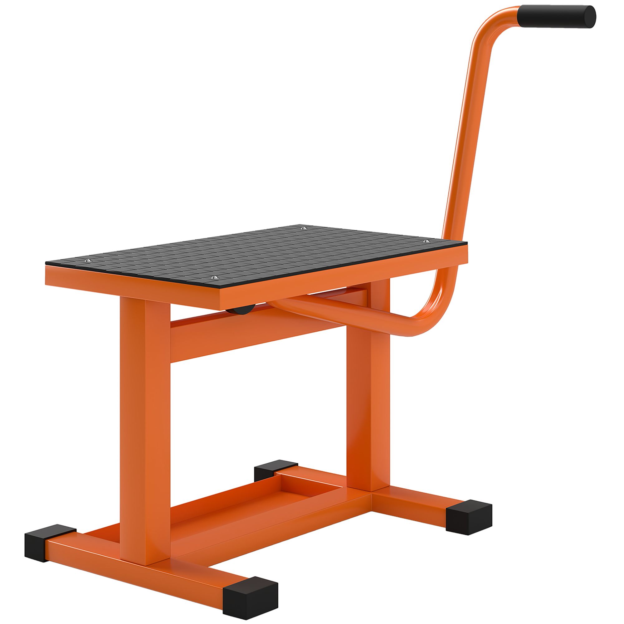 DURWELL Steel Motorbike Jack Lift 27.5 39.5 H cm - Orange - Life Essentials
