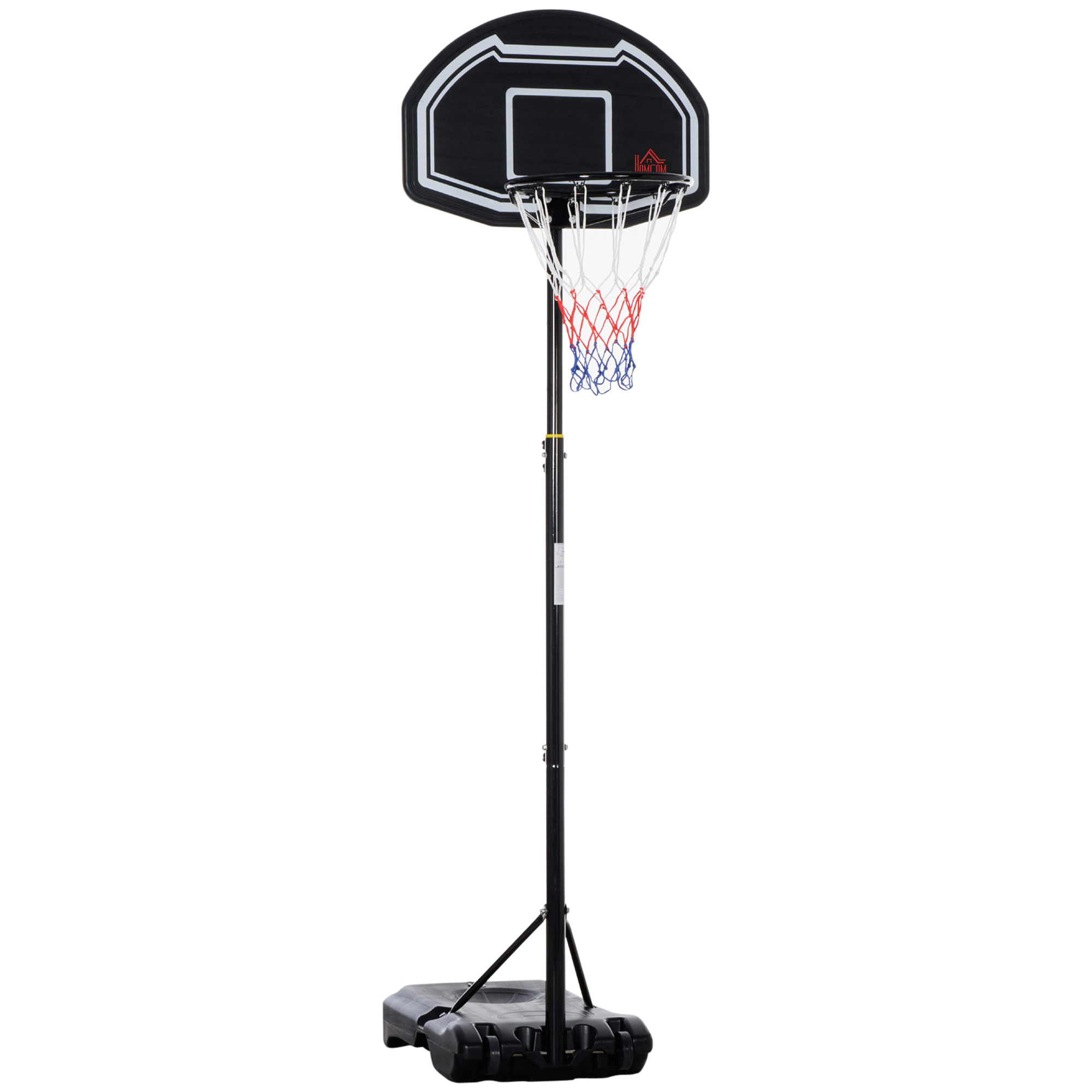 Adjustable Basketball Hoop and Stand, with Wheels and Weight Base - Life Essentials