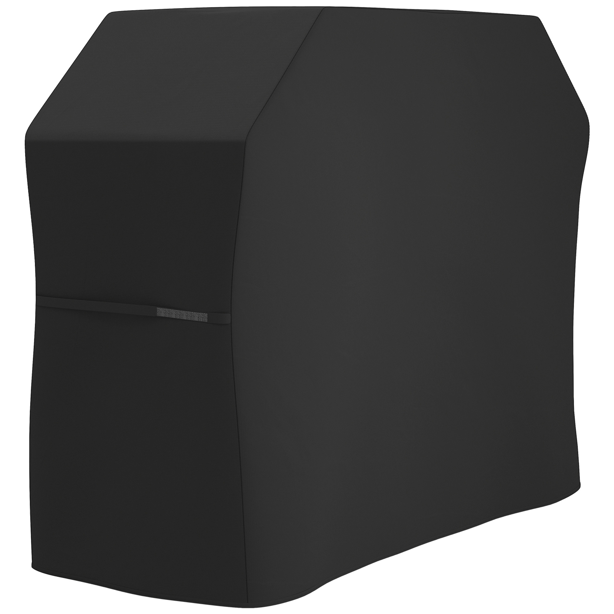 147 x 61cm Plastic Coated Protective Grill Cover - Black - Life Essentials