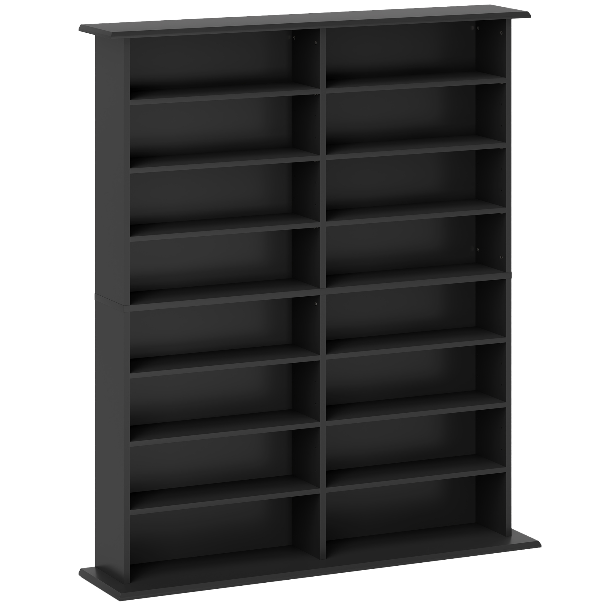 HERON 720 CD/396 DVD/396 Blu-ray Storage Unit - Black - Life Essentials