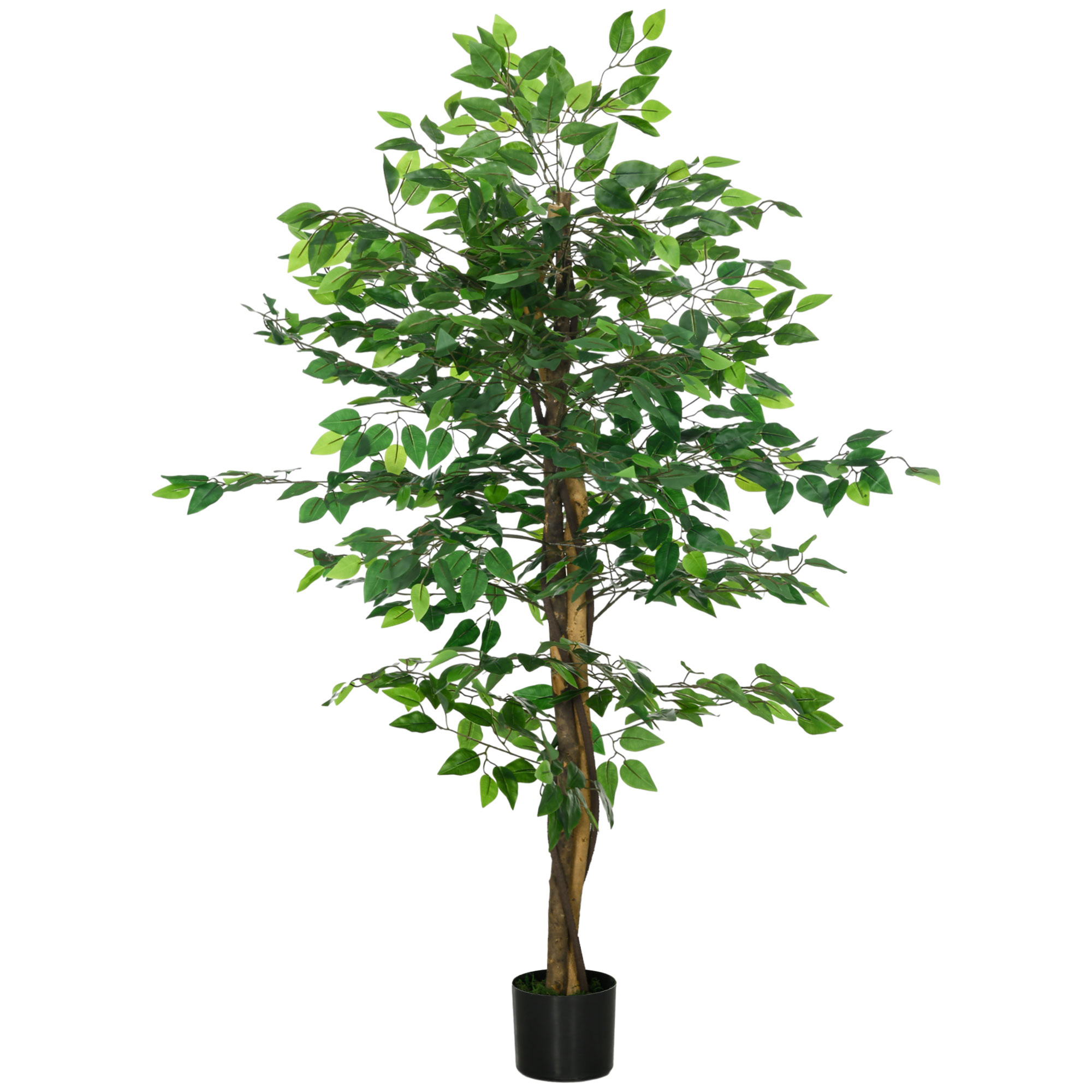 Artificial Tree 150cm - Artificial Ficus Tree with Pot Green - Life Essentials
