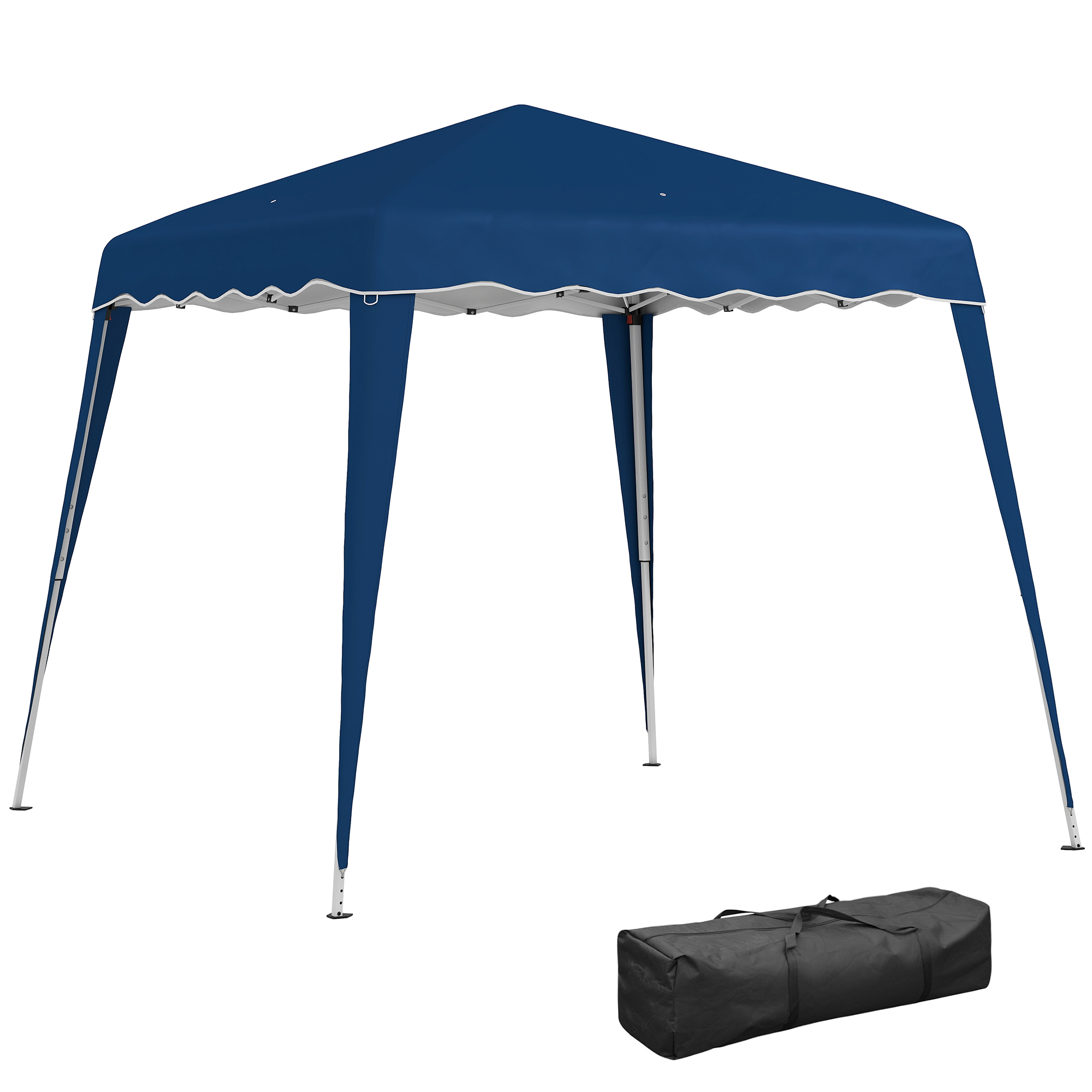 SUNVISTA 3 M x 3 M Base/ 2.5 M x 2.5 M Top Pop Up Gazebo with Carry Bag, Patio - Life Essentials