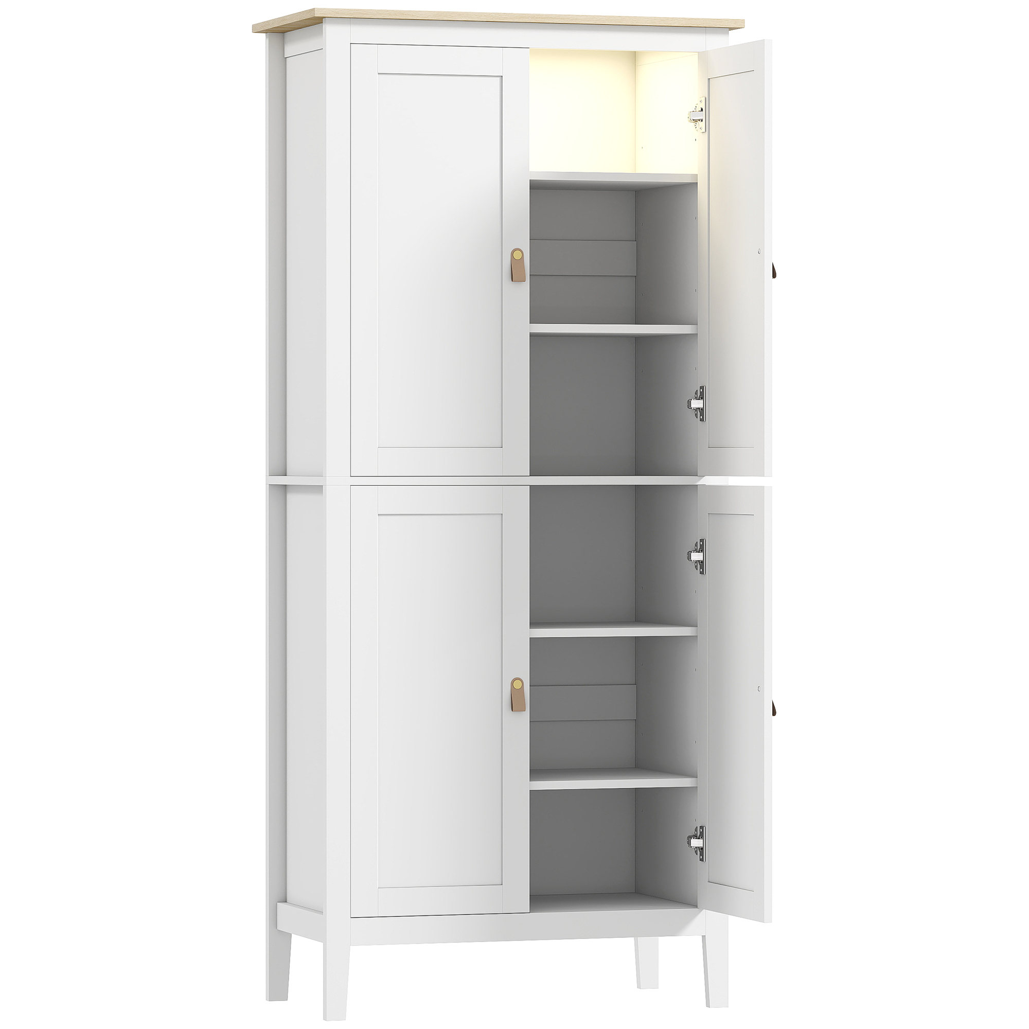 HERON 176.5 cm Tall Pantry Cupboard Motion Sensor LED Light - White - Life Essentials