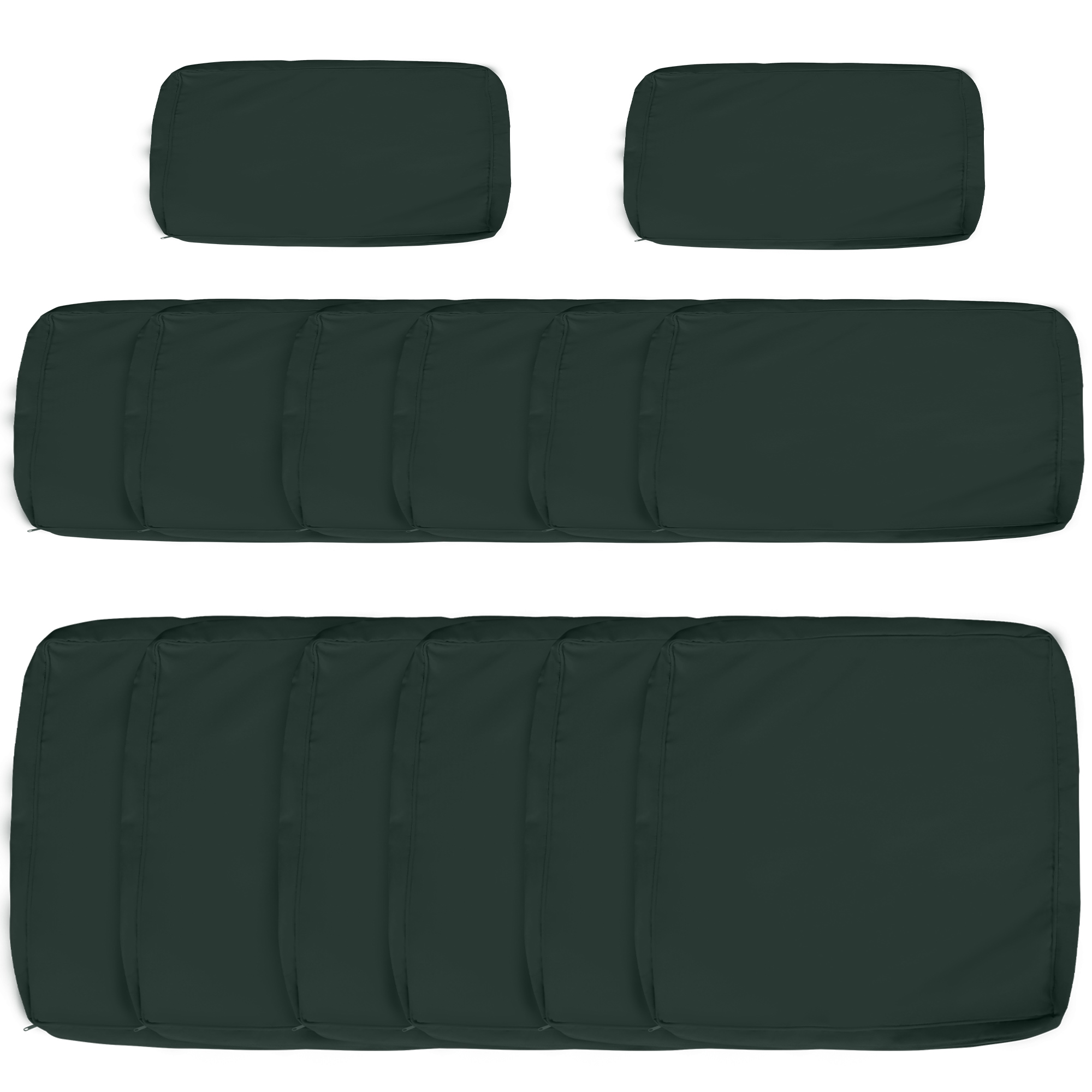 Replacement Cover for Rattan Sofa Cushion - Dark Grey - Life Essentials