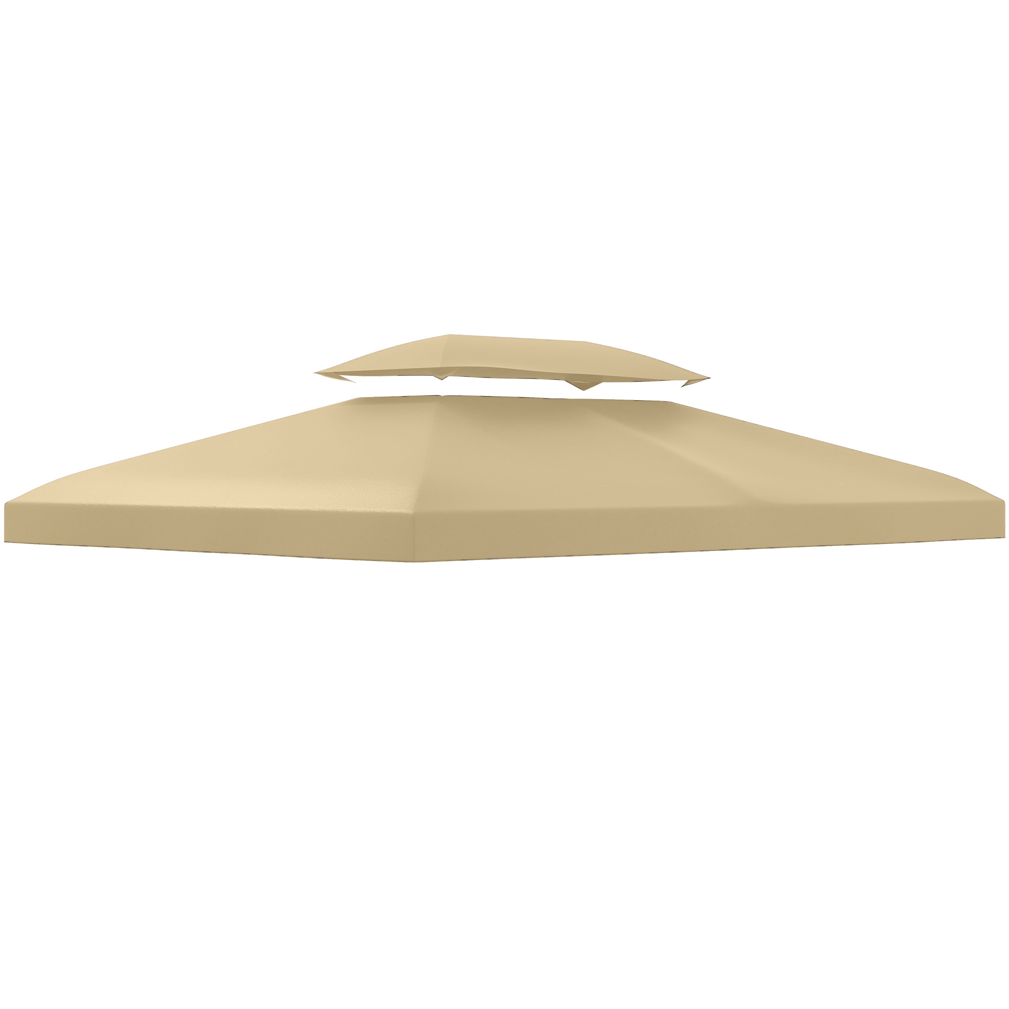 SUNVISTA Gazebo Roof Replacement, for 3 x 4m Frames - Cream - Life Essentials