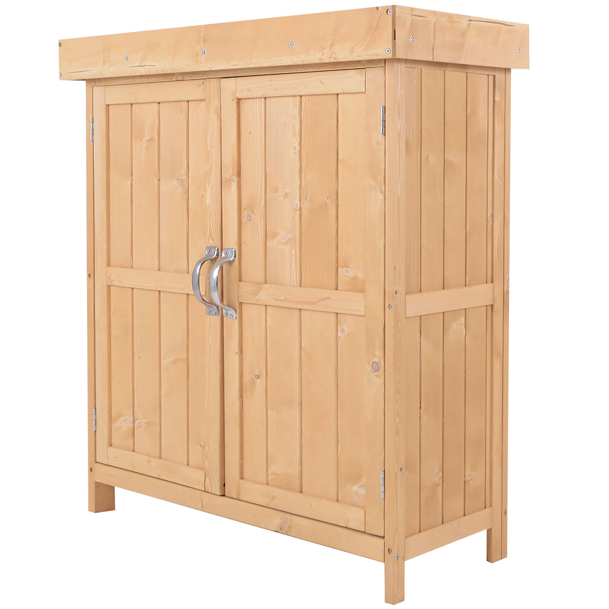 Outdoor Garden Storage Shed, Cedarwood-Burlywood Colour - Life Essentials