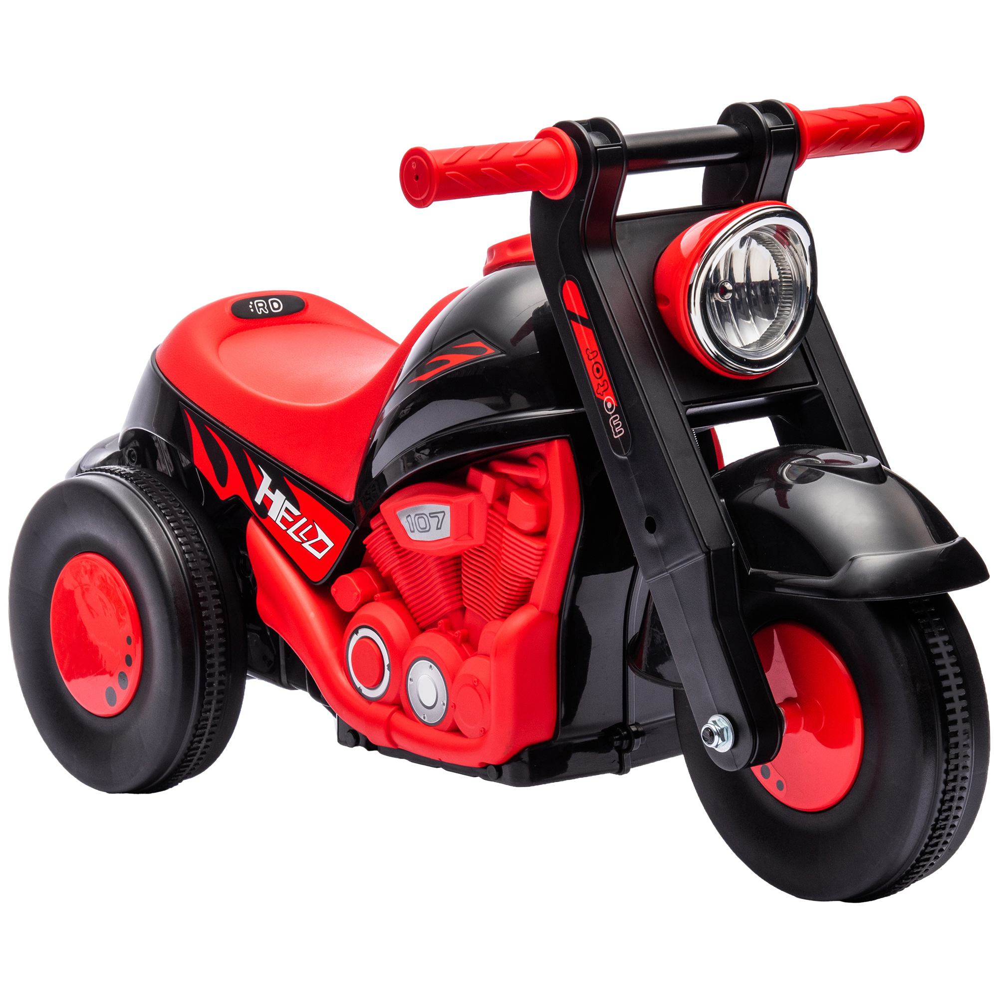 Kids Furniture - Foot To Floor Sliding Kids Ride On Car for Ages 2-5 Black 35.5cm - Life Essentials