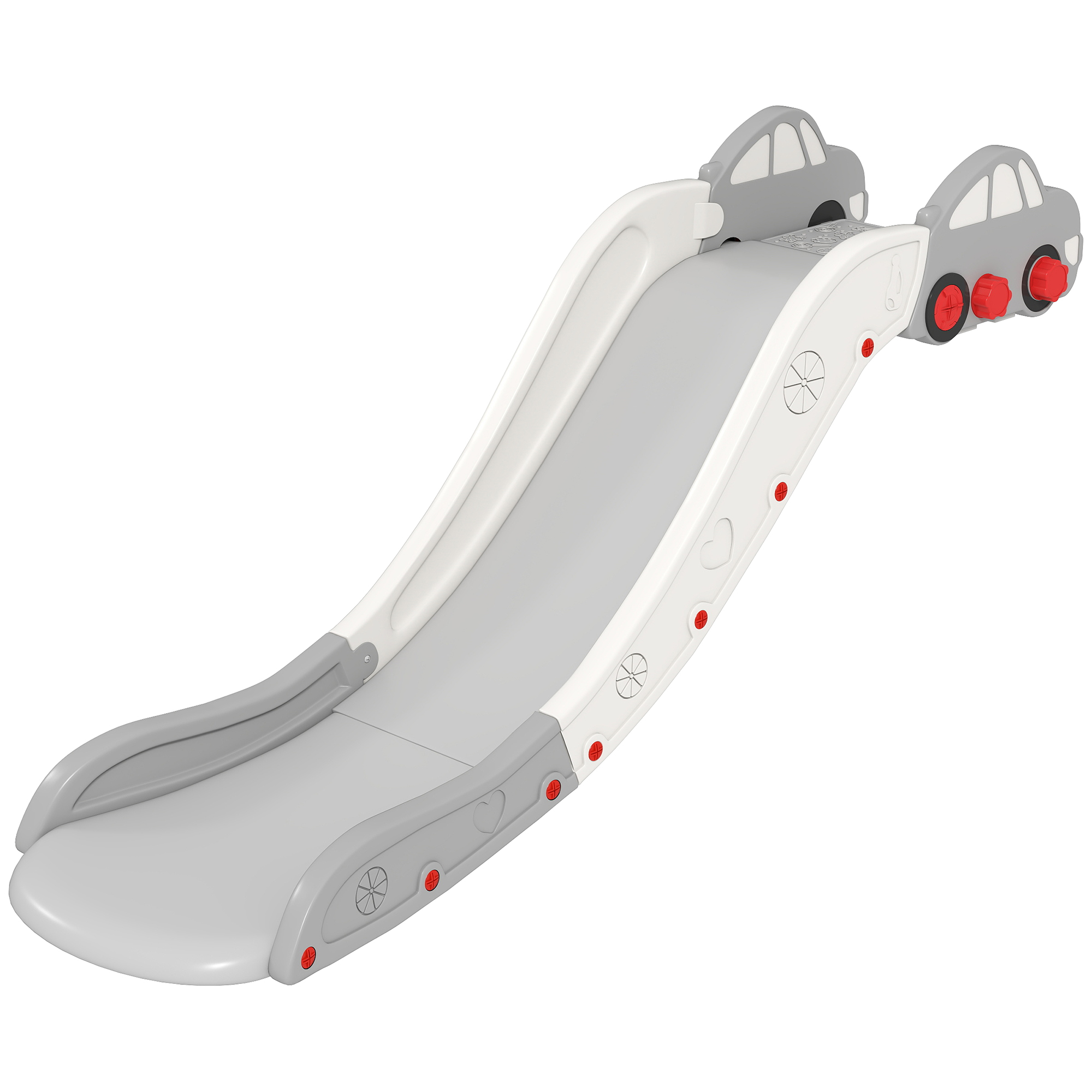 AIVAGO Kids Slide for Bed Sofa Extended Length Easy Assemble Store - Grey - Life Essentials