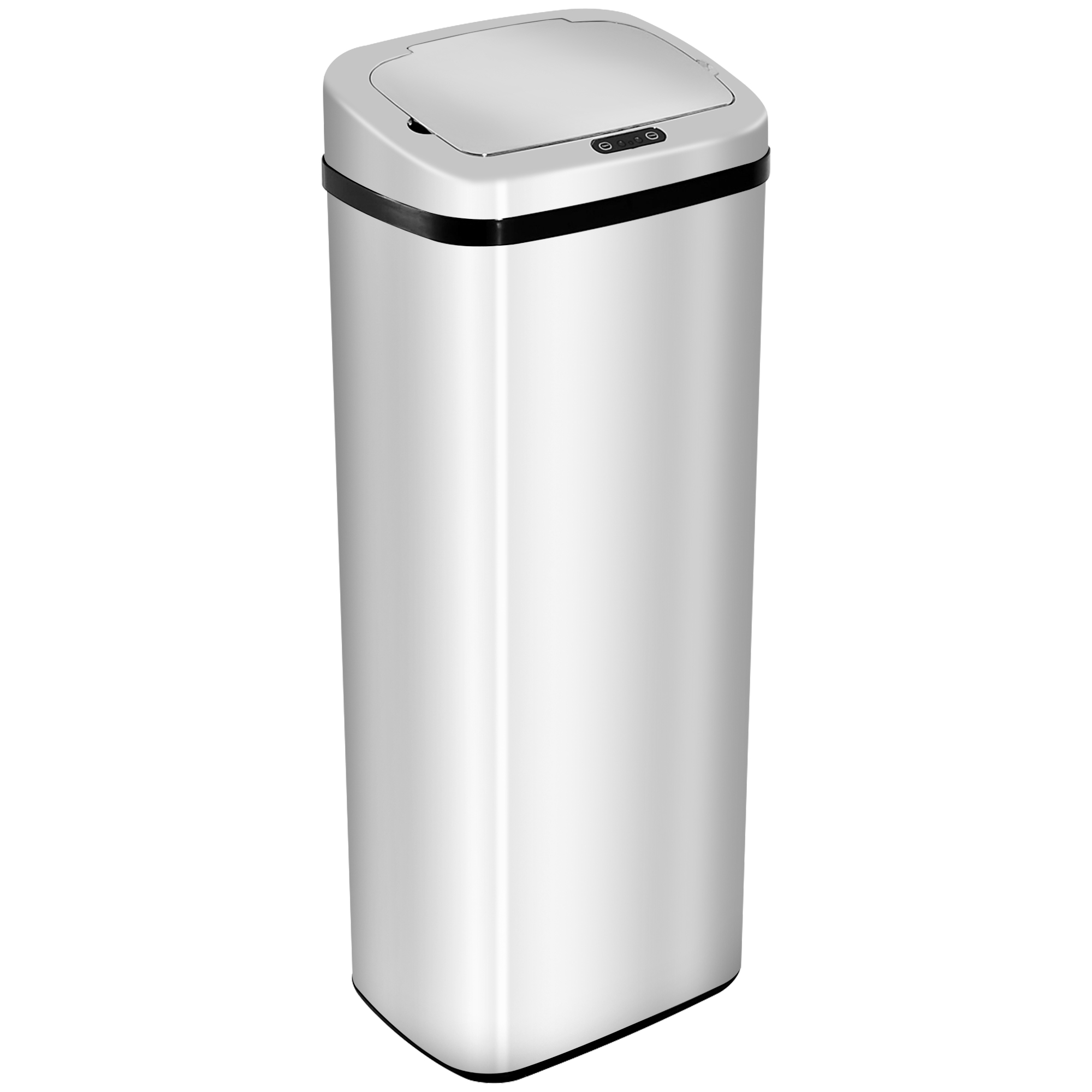 50L Infrared Touchless Automatic Motion Sensor Dustbin Stainless Steel Trash Can Home Office - Life Essentials
