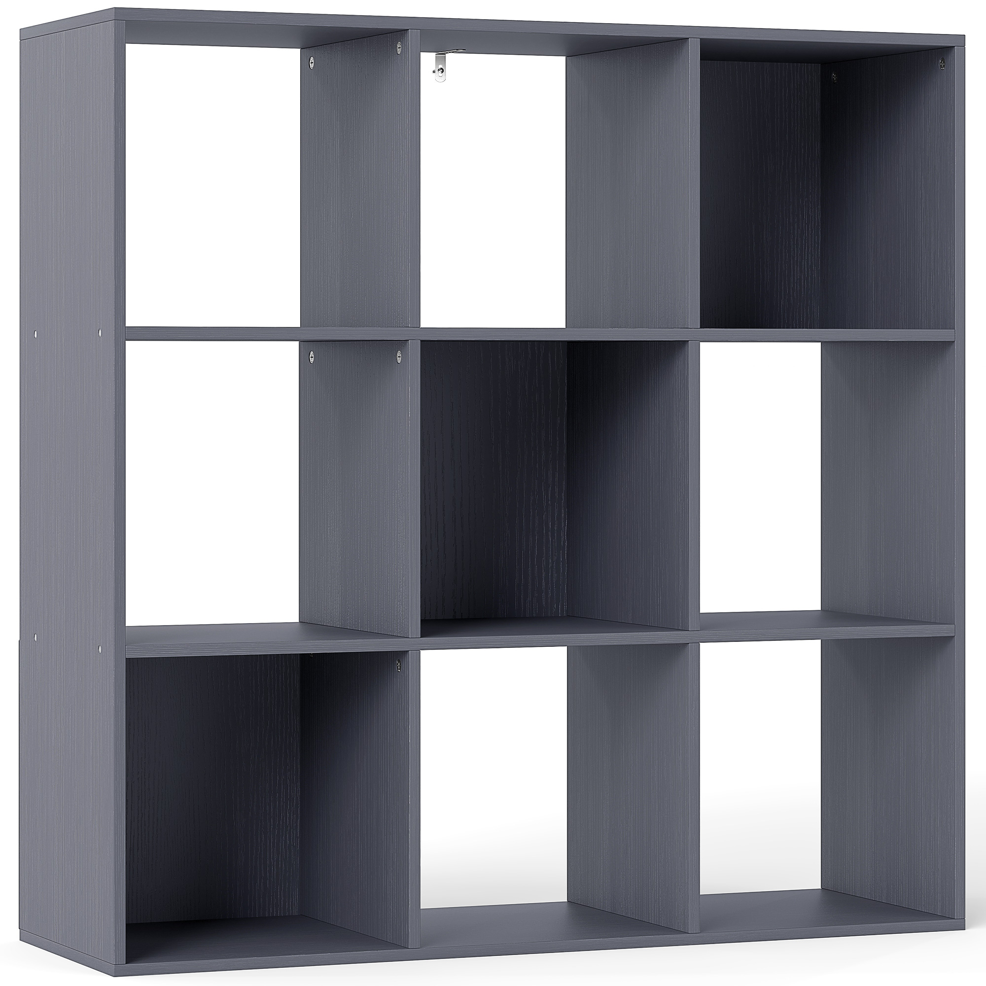 HERON Nine Cube Storage Shelf - Grey - Life Essentials