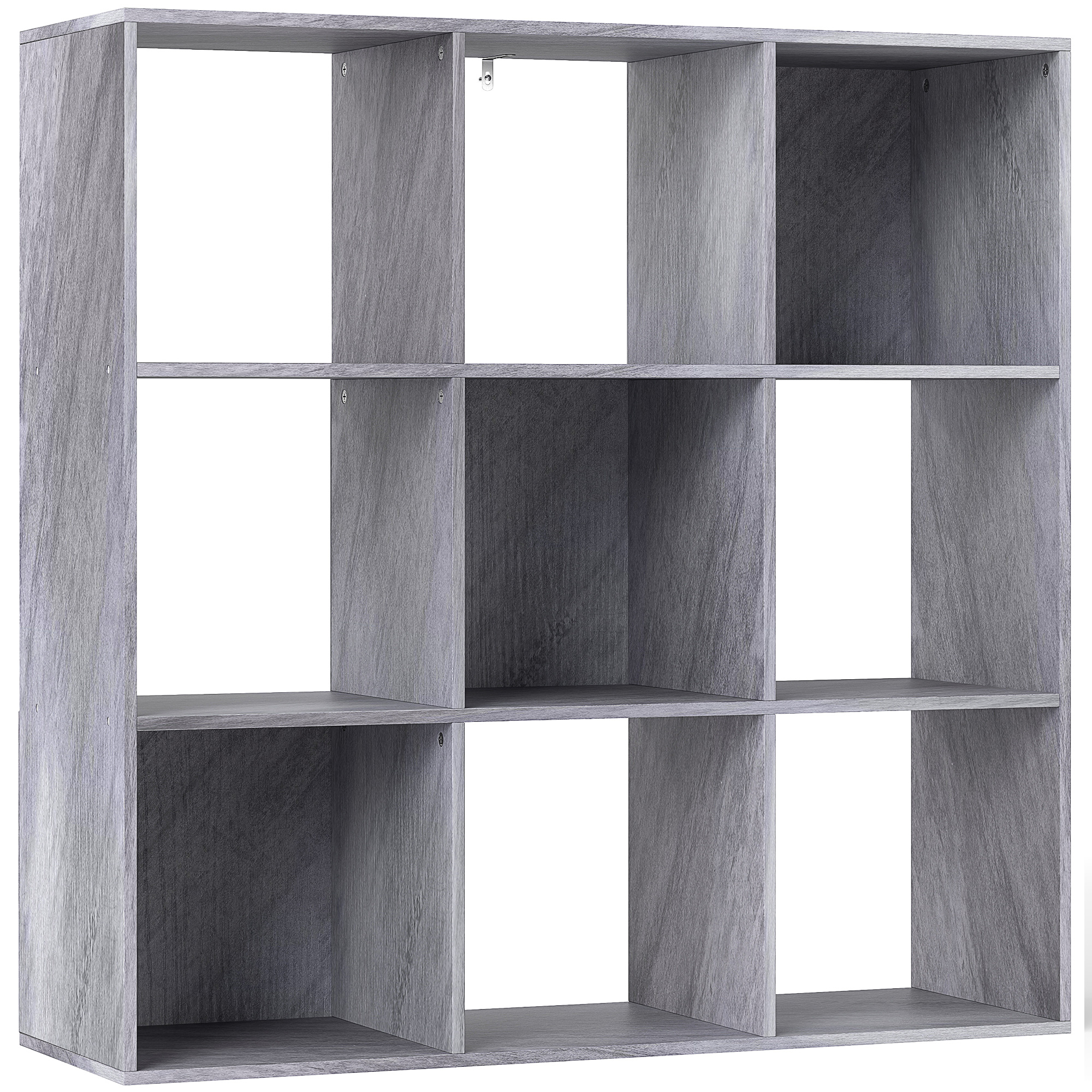 HERON Nine Cube Storage Shelf - Marble Grey - Life Essentials