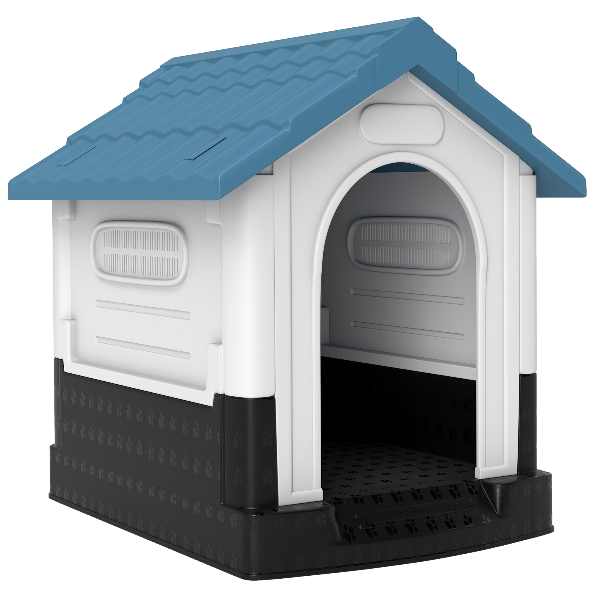 Outside Dog Kennel House, for Miniature Dogs, 64.5 x 57 x 66cm - Life Essentials