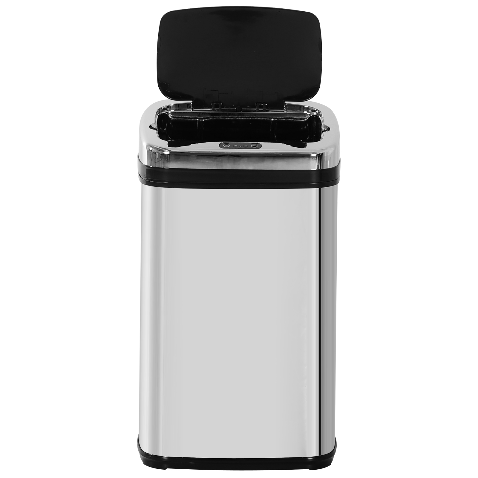 Scott 30L Stainless Steel Motion Sensor Bin - Silver Tone - Life Essentials