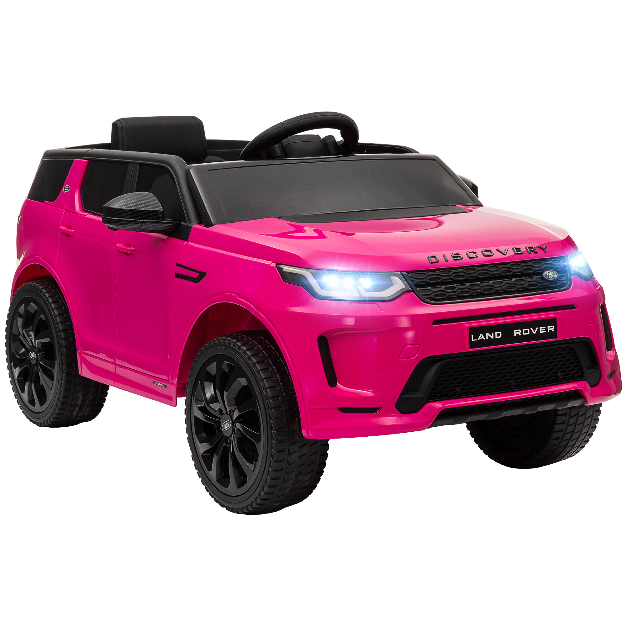 AIVAGO Land Rover Discovery Sport Licensed 12V Kids Ride on Car w/ Remote Control, Lights Music Horn, for 3-6 Years Pink - Life Essentials