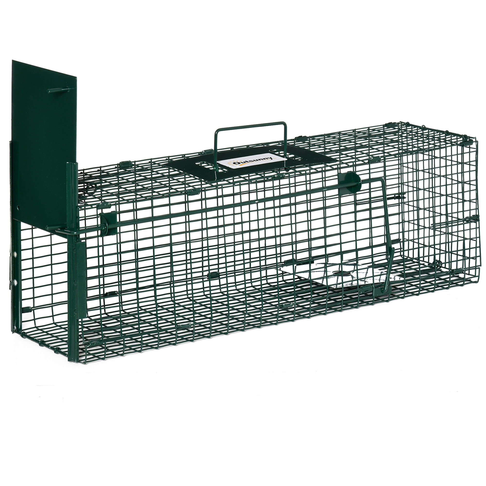 TORVA Rat Trap Steel with Single Door - Dark Green - Life Essentials