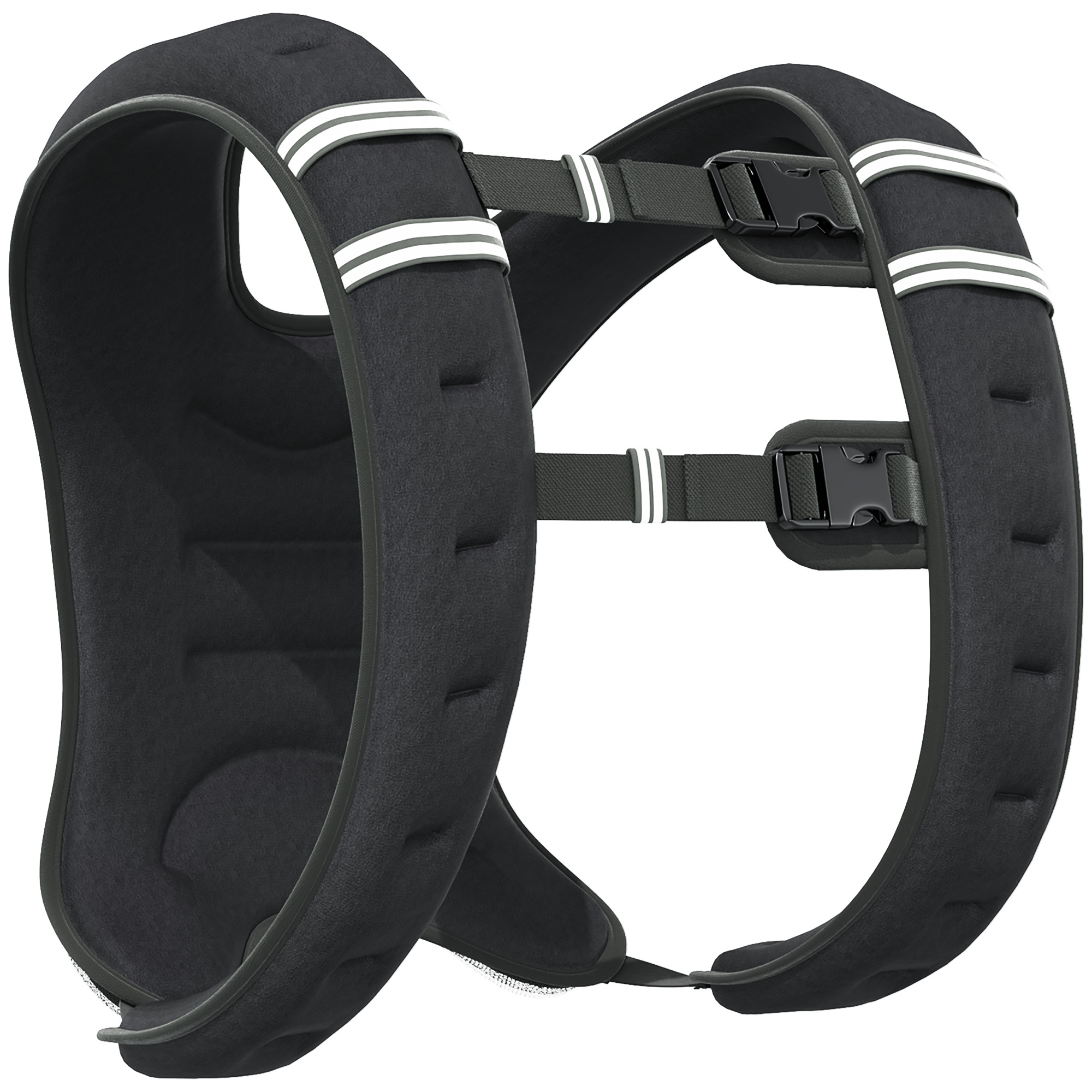 HERON Weighted Vest 10KG with Adjustable Straps, Pocket & Reflective Strips for Cardio Training - Life Essentials