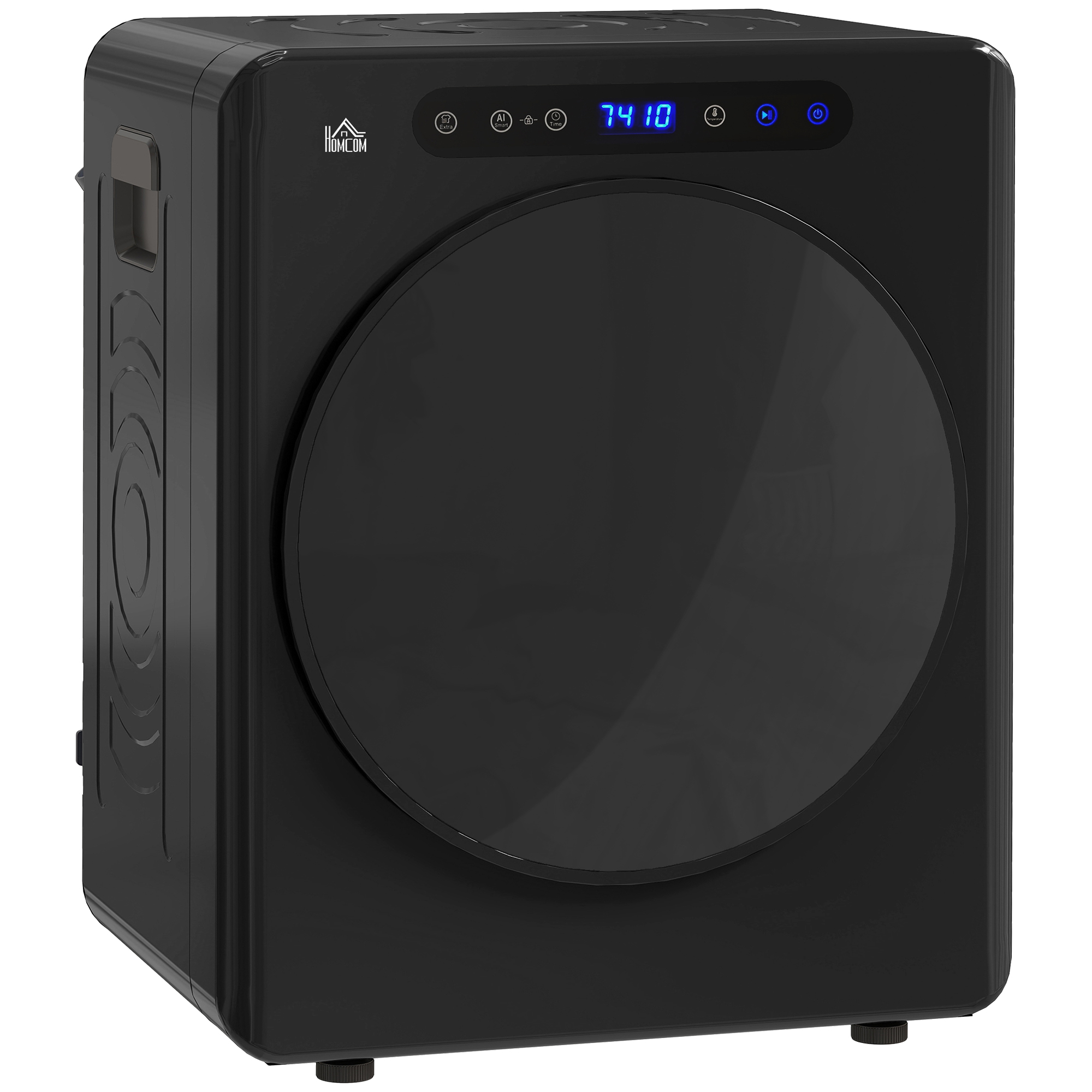 HERON 4kg Compact 40 60°C Tumble Dryer - Black - Life Essentials