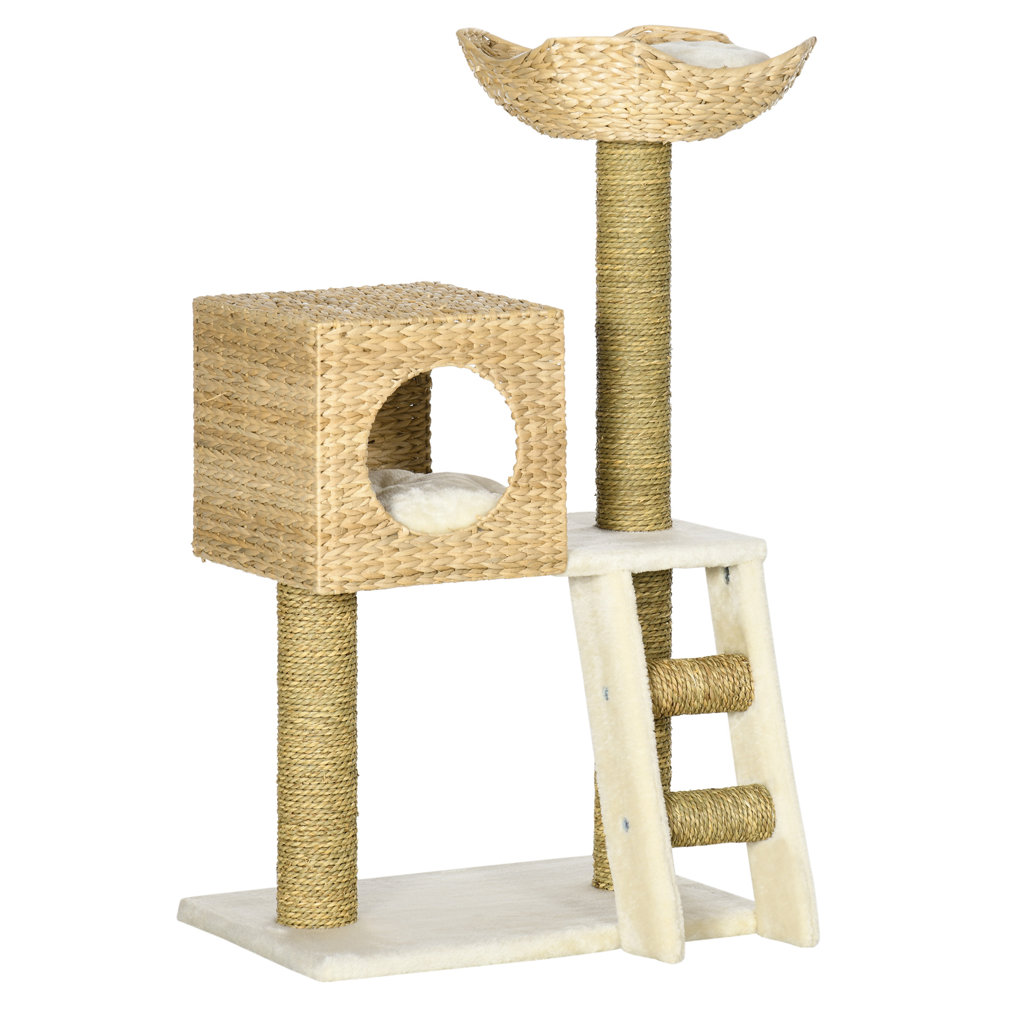 White Cat Tree - 37cm - Life Essentials