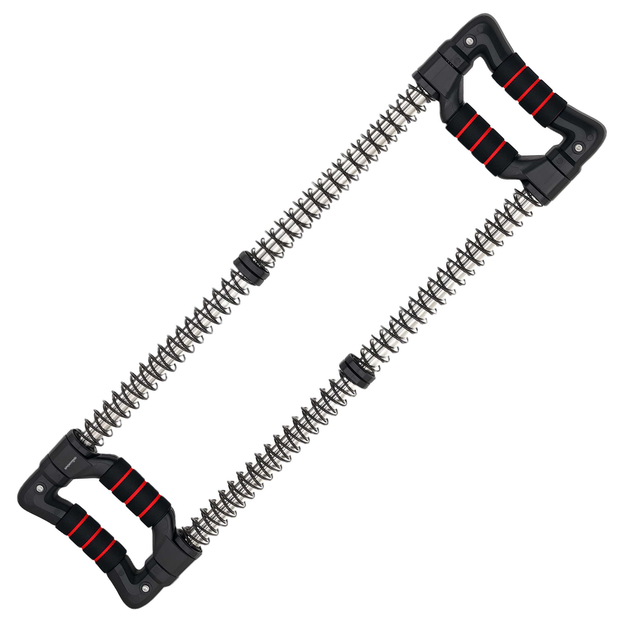 SPORTEDGE Chest Expander with 10 50kg Adjustable Resistance for Home Gym - Black - Life Essentials