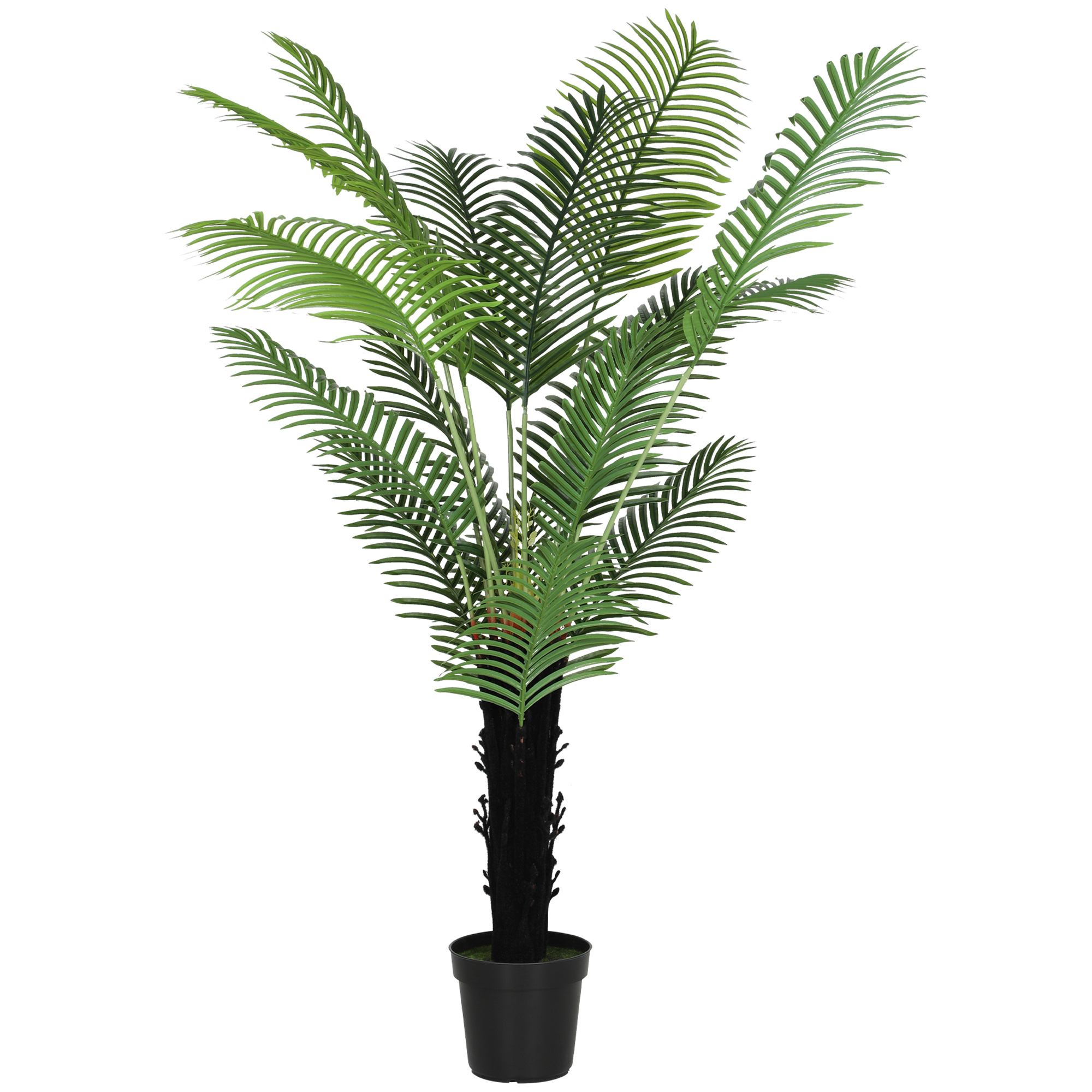 HERON Artificial Areca Palm Tree 175cm with 16 PE Leaves in Pot - Green - Life Essentials