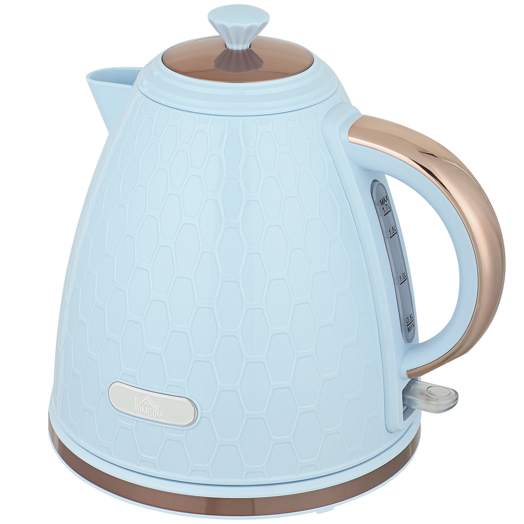 HERON 3kW Rapid Boil Honeycomb Kettle Light Blue - Brown - Life Essentials