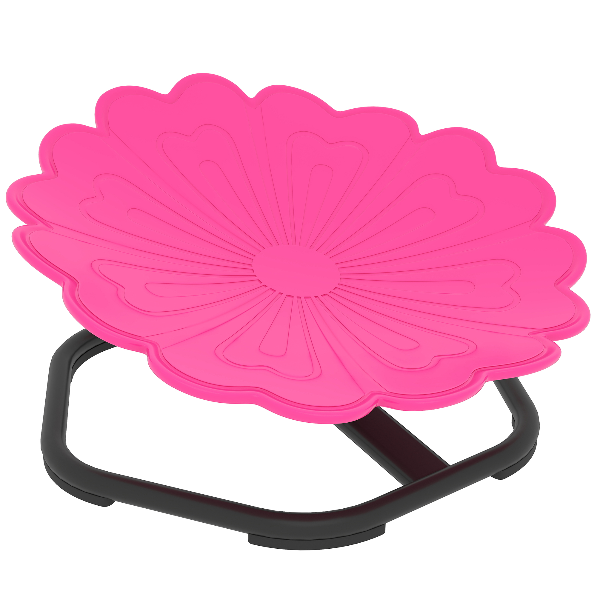 AIVAGO Flower Sensory Spinning Chair with Non-Slip Base - Pink - Life Essentials