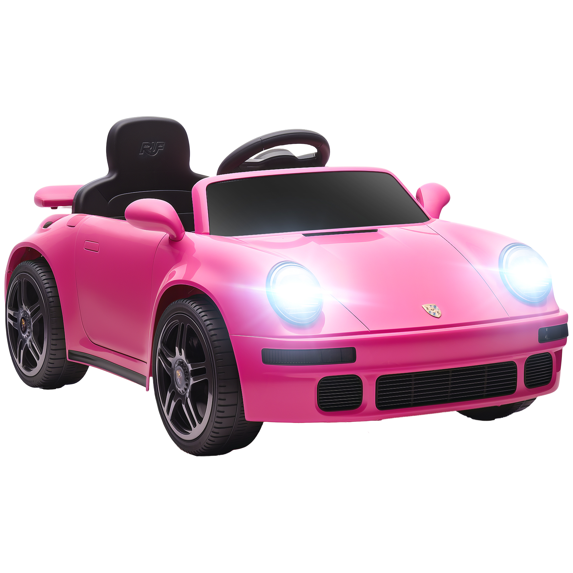 AIVAGO Licensed RUF CTR 2017 Kids Electric Car with Remote, MP3 & LED - Pink - Life Essentials