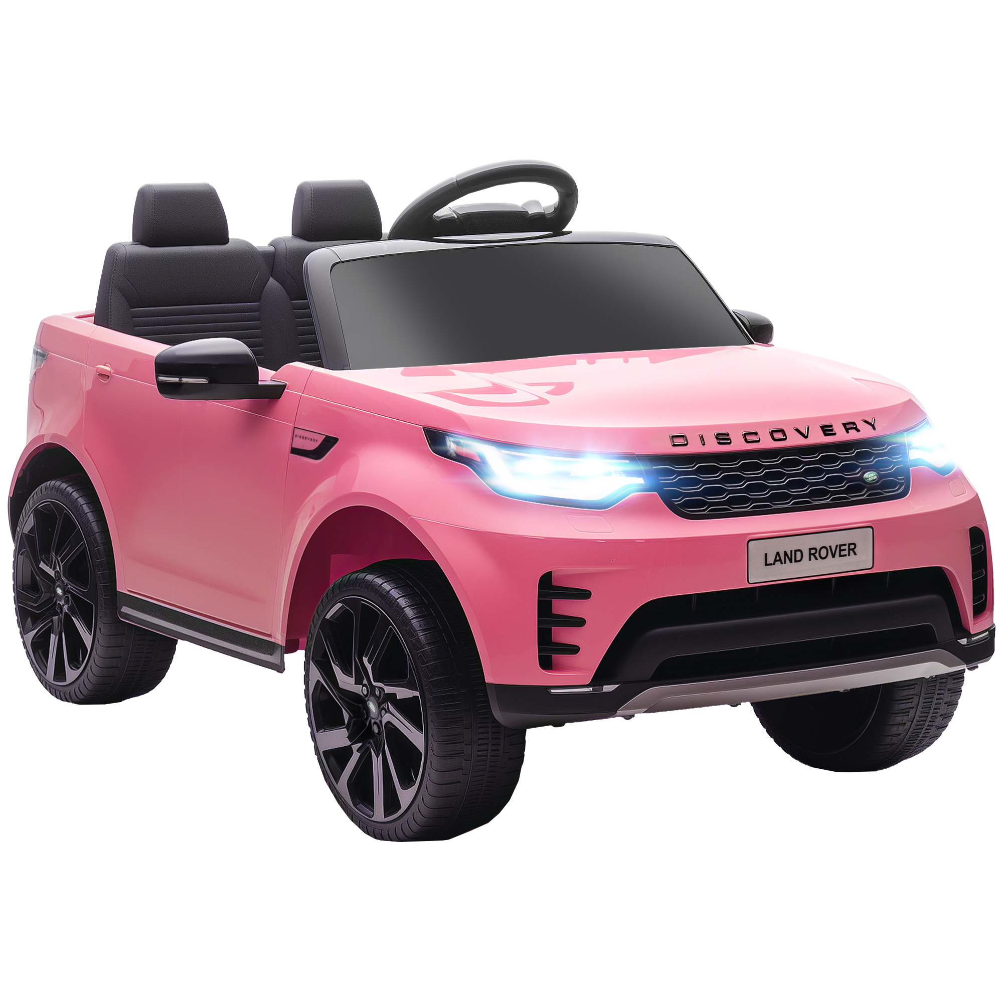 CALNOR Land Rover Kids Electric Car Plastic Remote 4 Wheel Suspension - Pink - Life Essentials