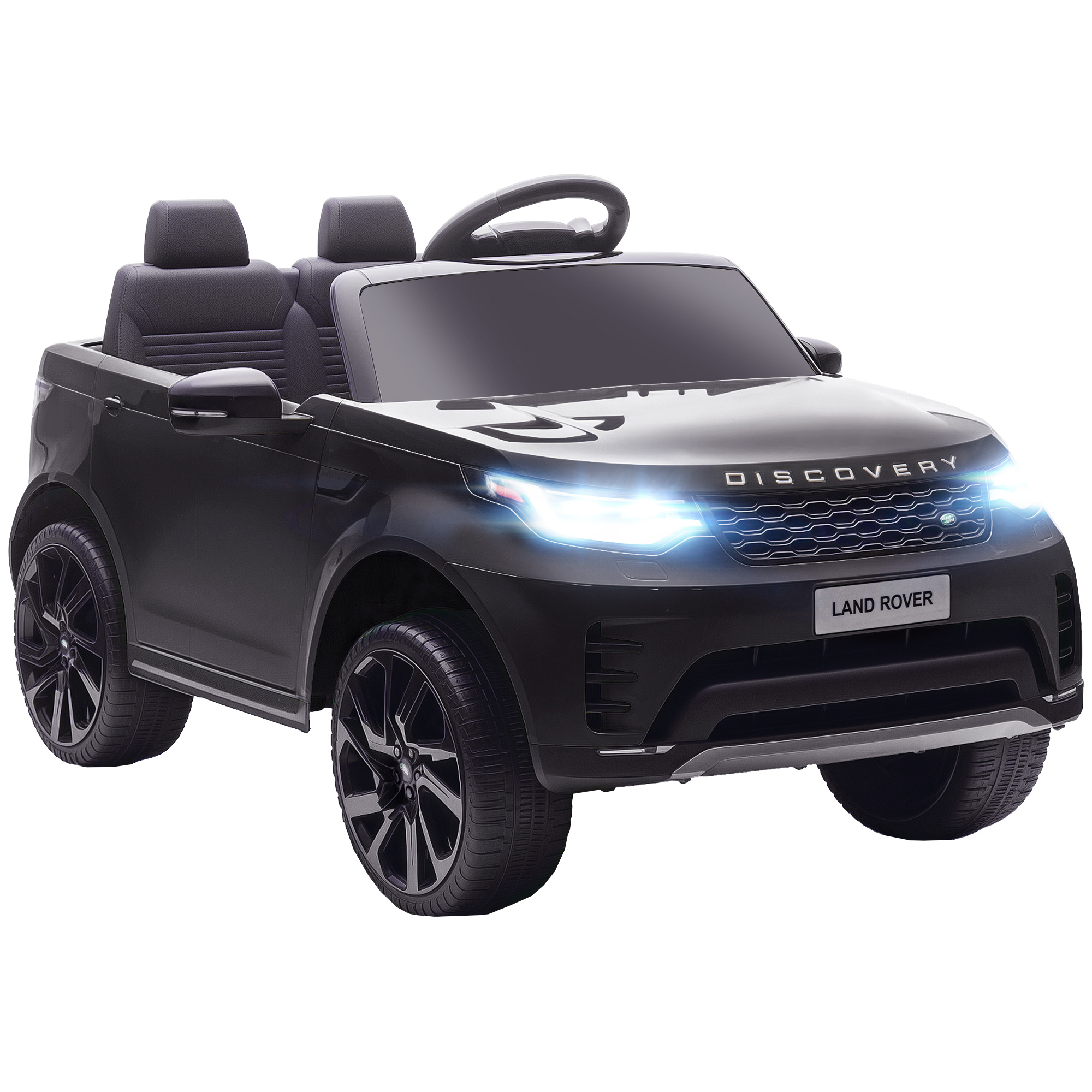 CALNOR Land Rover Kids Electric Car Plastic Remote 4 Wheel Suspension - Black - Life Essentials