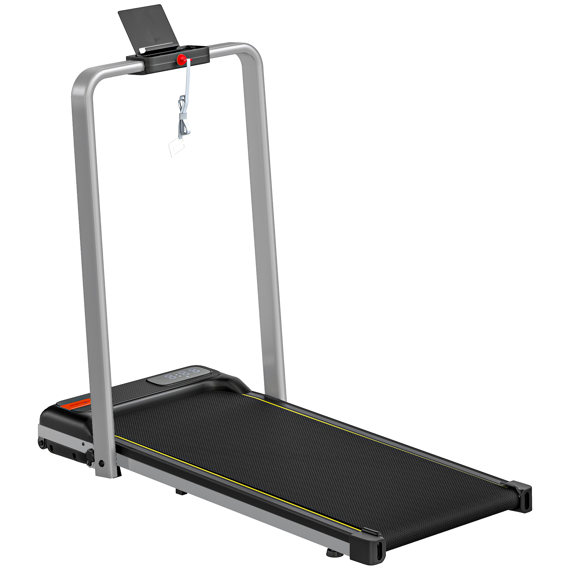 TAVERN Foldable Walking Treadmill Under Desk Running Pad - Silver - Life Essentials
